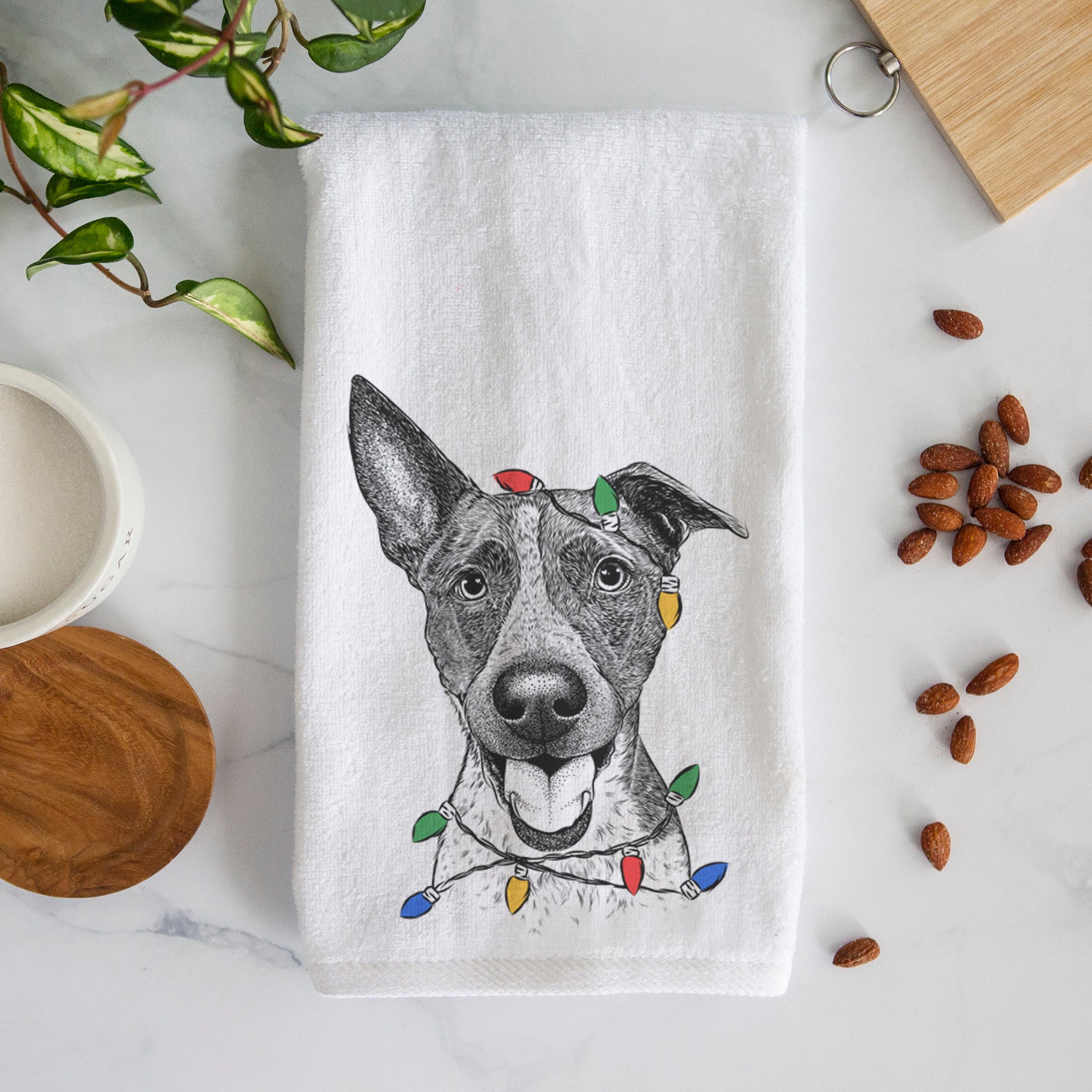 Amigo the Heeler Mix Decorative Hand Towel