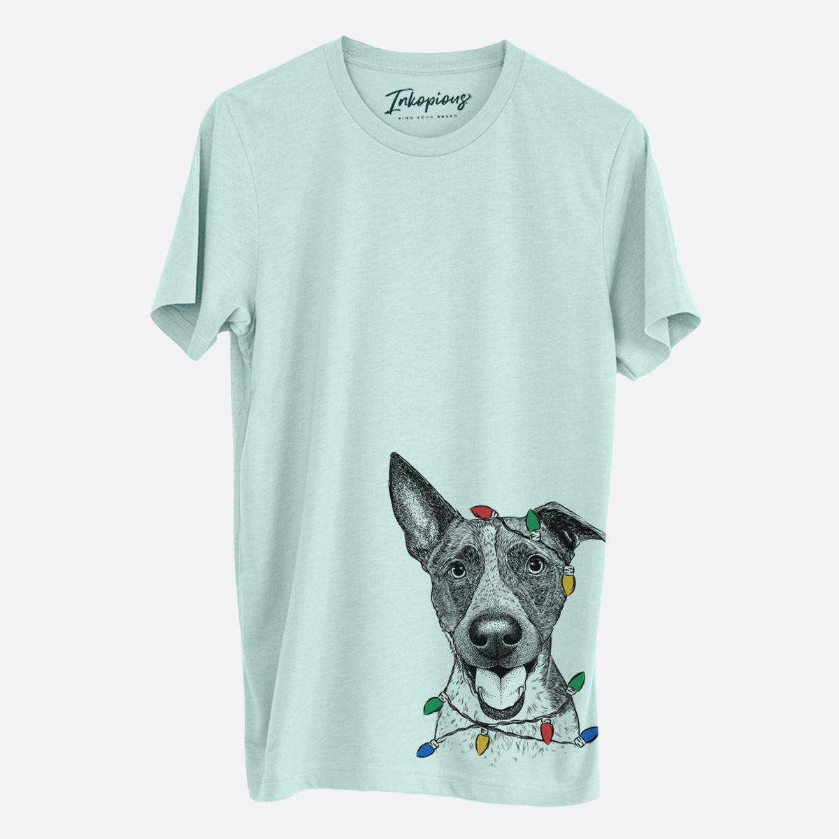 Christmas Lights Amigo the Heeler Mix - Unisex Crewneck