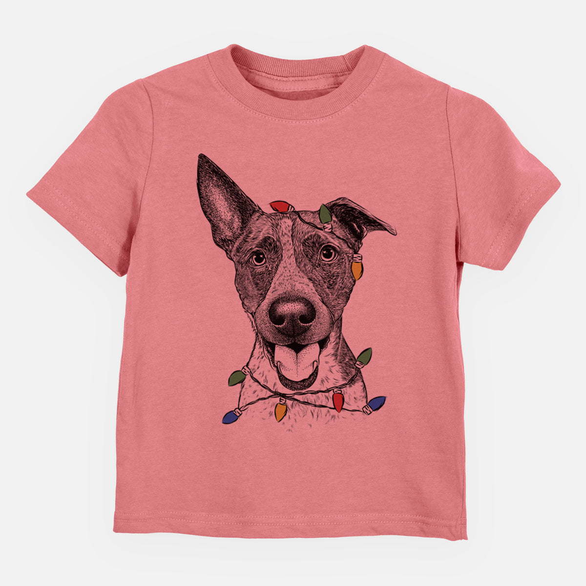 Christmas Lights Amigo the Heeler Mix - Kids/Youth/Toddler Shirt