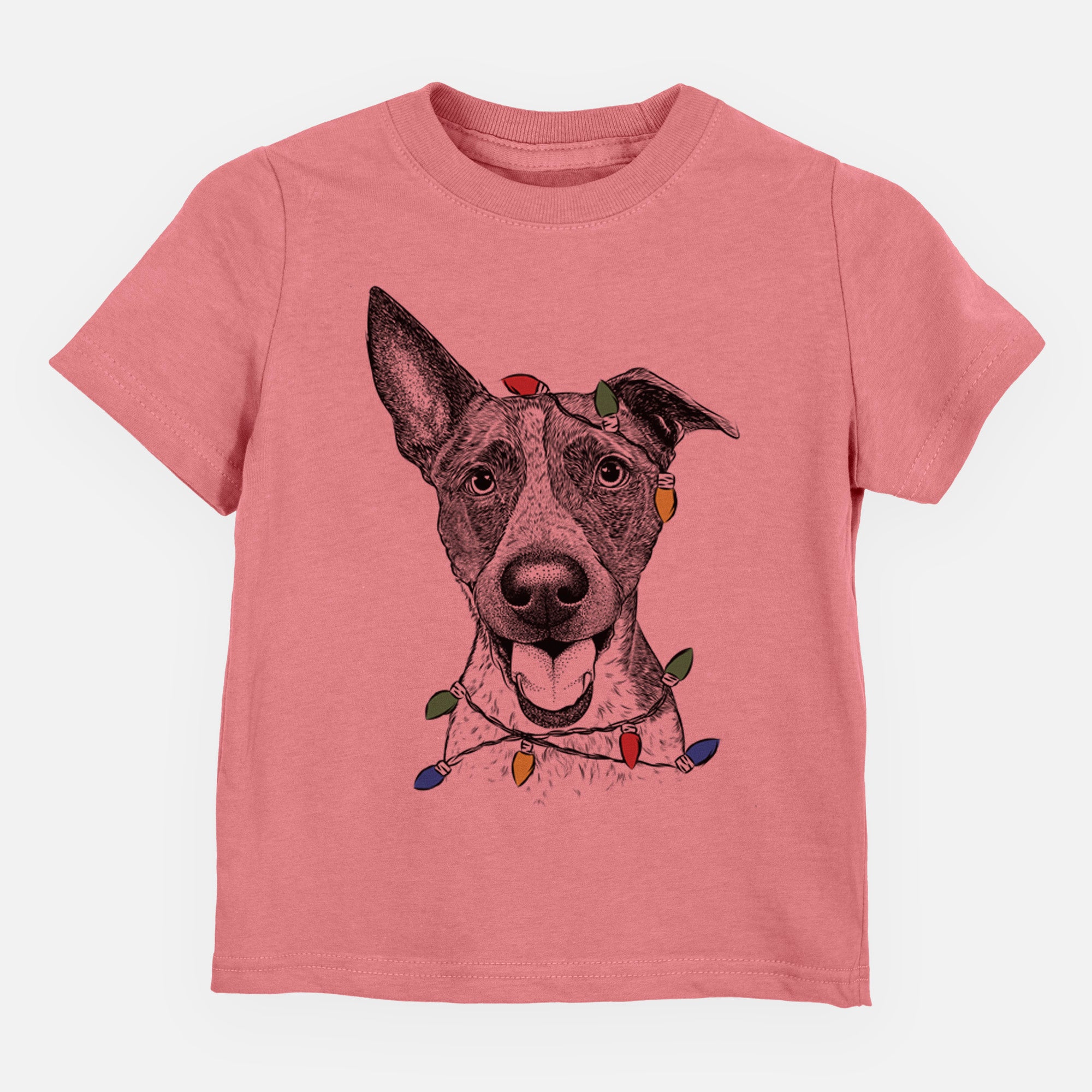 Christmas Lights Amigo the Heeler Mix - Kids/Youth/Toddler Shirt