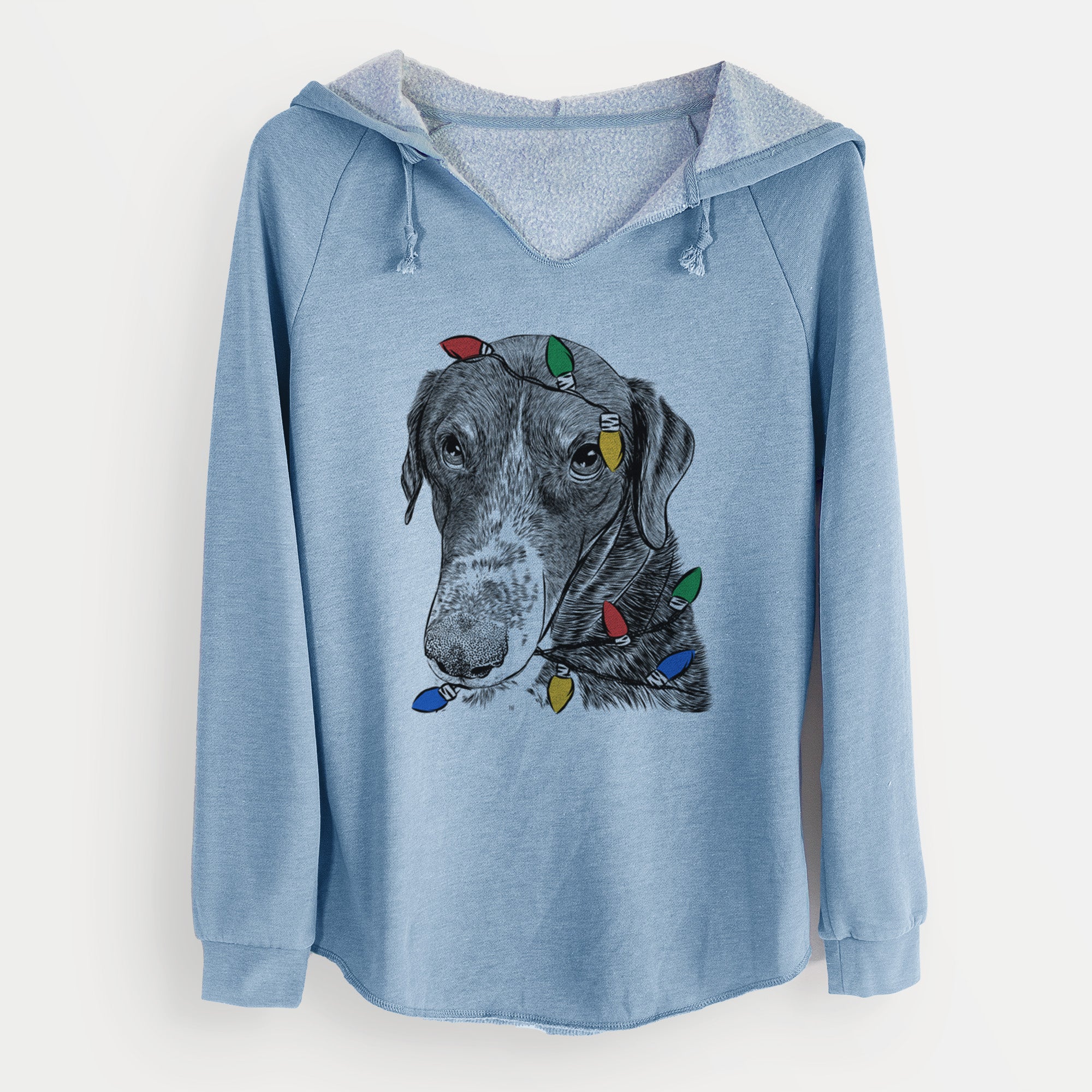 Christmas Lights Angel Orion the Mixed Breed - Cali Wave Hooded Sweatshirt