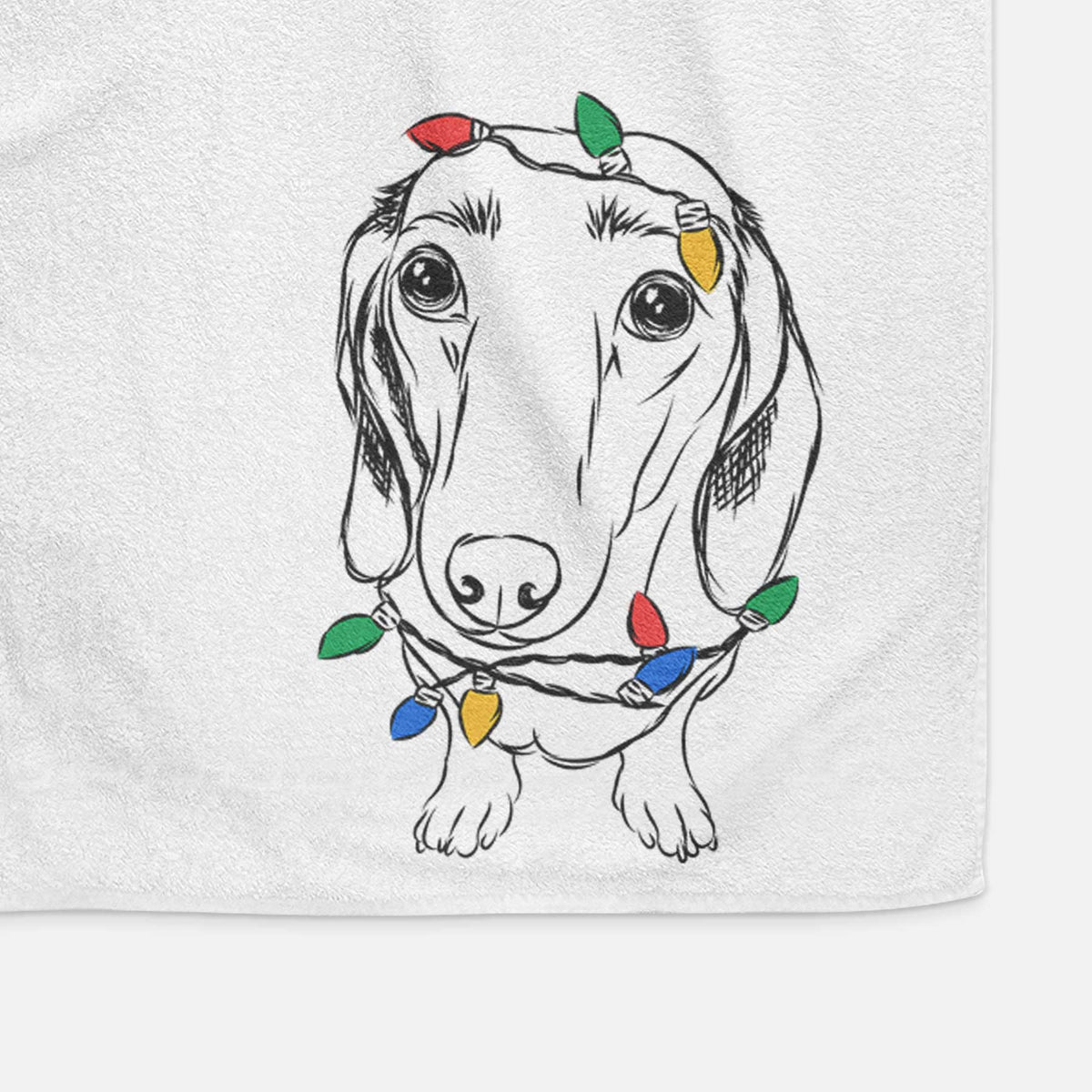 Annabelle the Dachshund Decorative Hand Towel