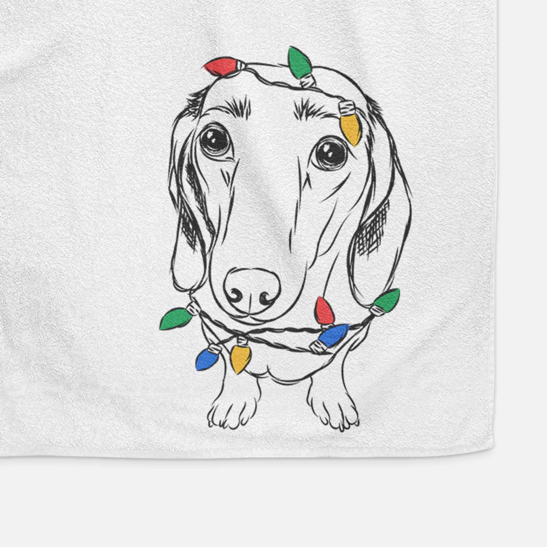 Annabelle the Dachshund Decorative Hand Towel