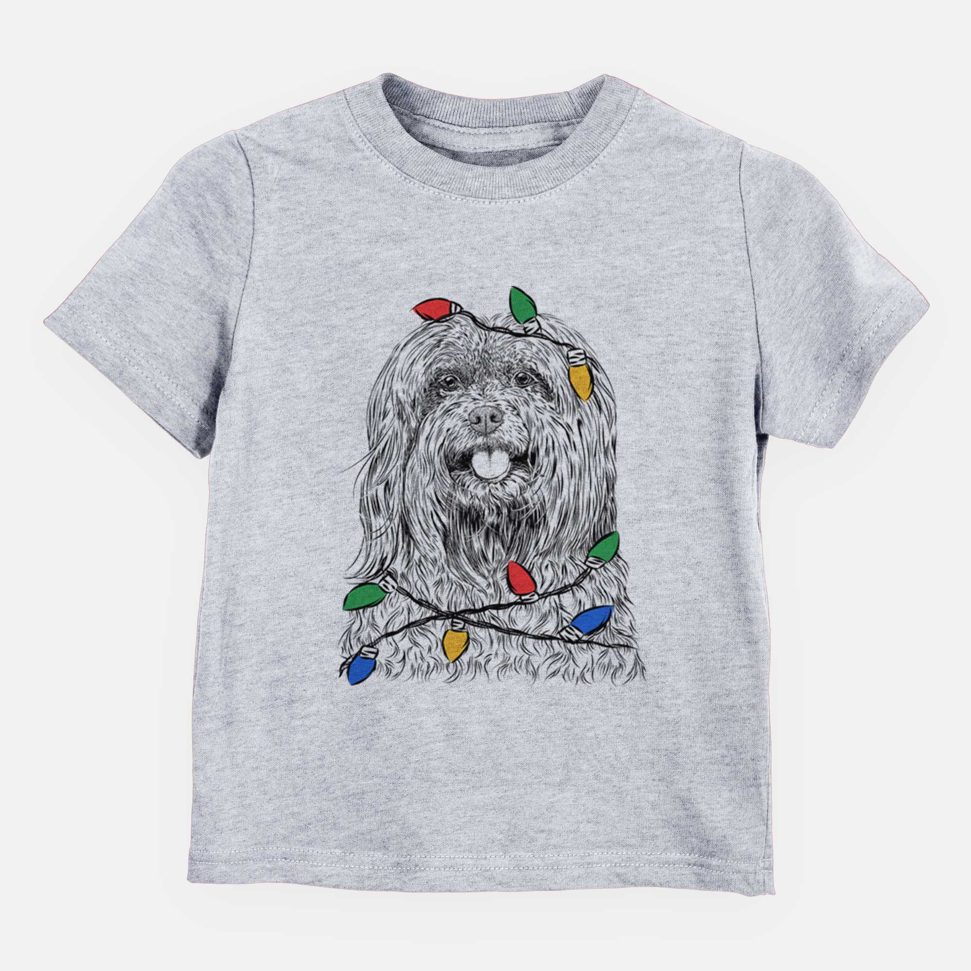 Christmas Lights Annie the Mixed Breed - Kids/Youth/Toddler Shirt