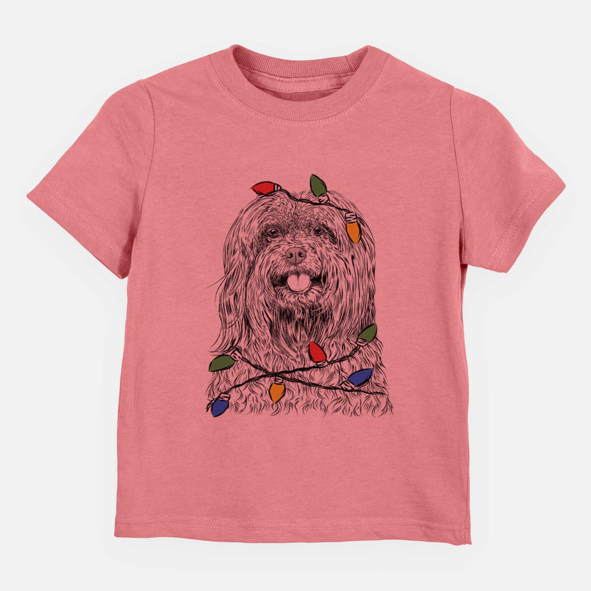Christmas Lights Annie the Mixed Breed - Kids/Youth/Toddler Shirt