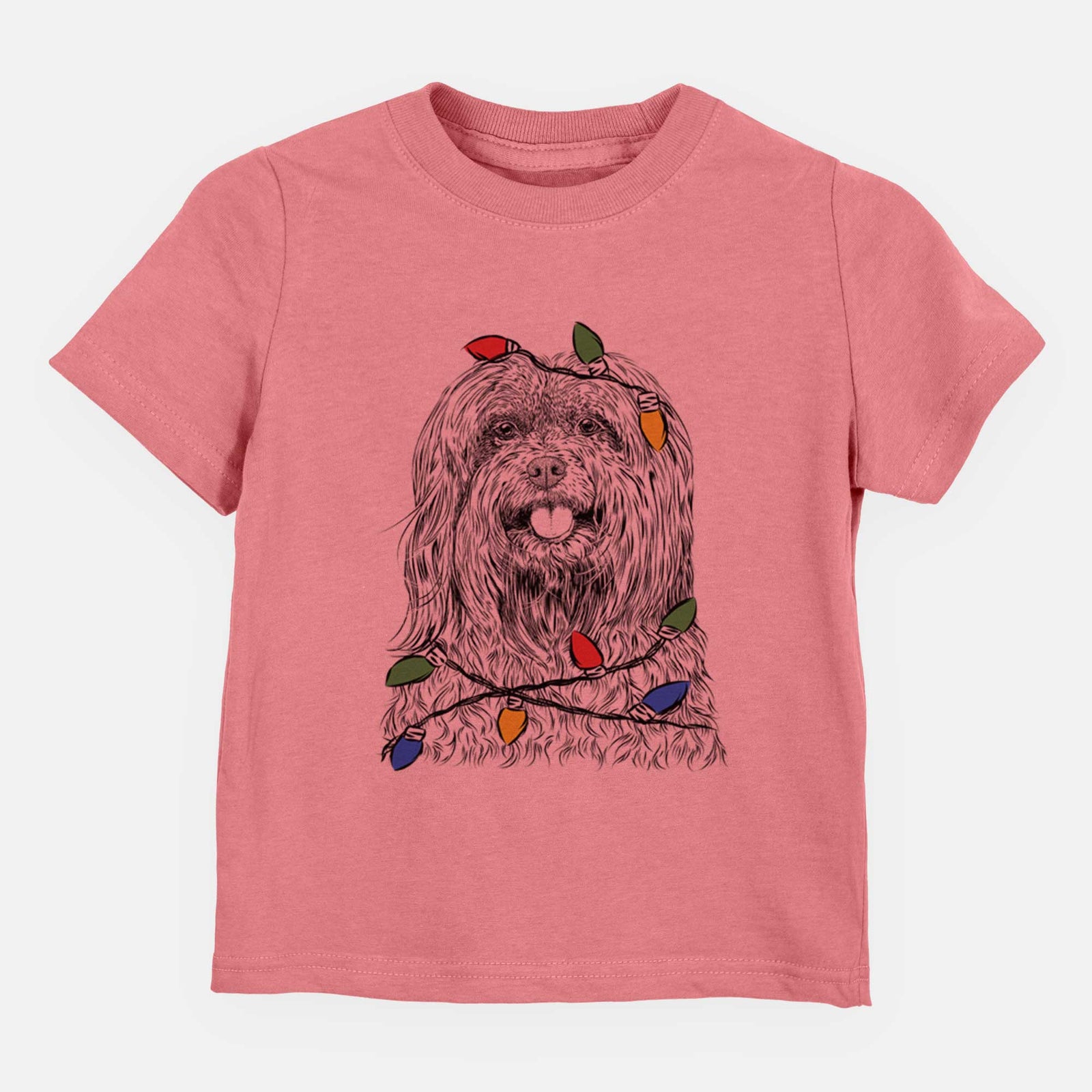 Christmas Lights Annie the Mixed Breed - Kids/Youth/Toddler Shirt