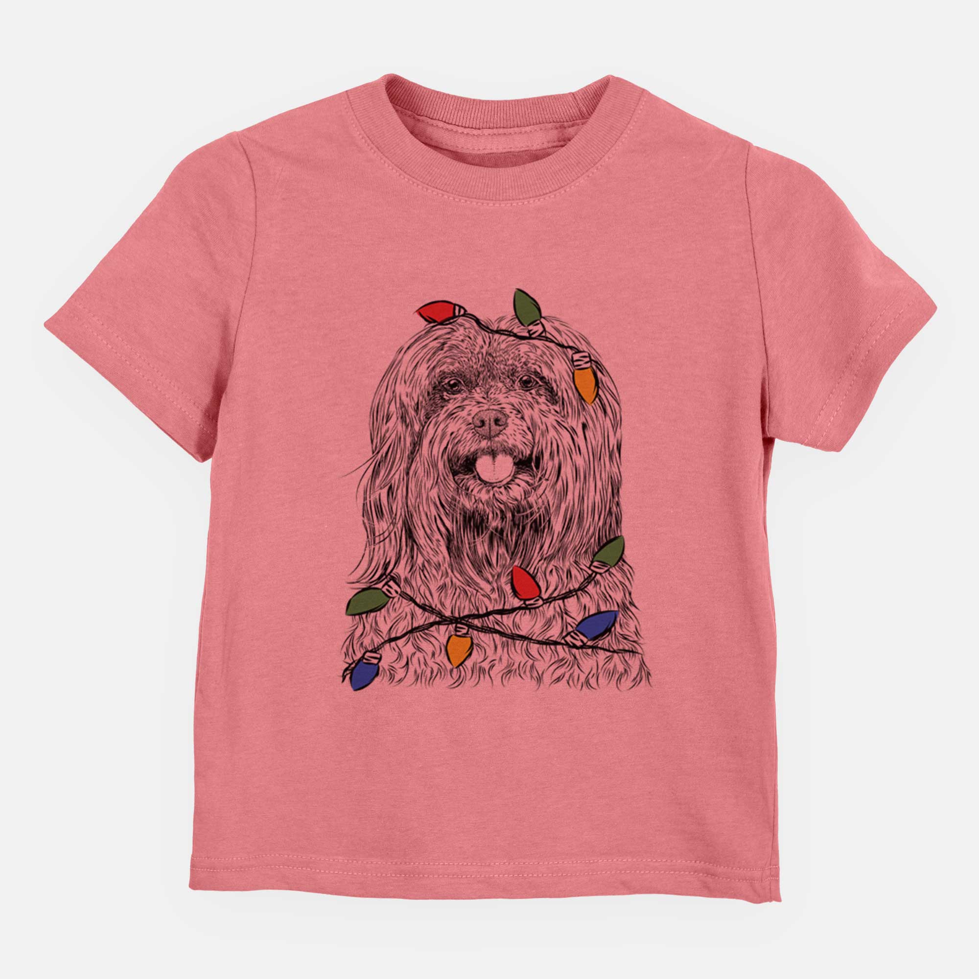 Christmas Lights Annie the Mixed Breed - Kids/Youth/Toddler Shirt