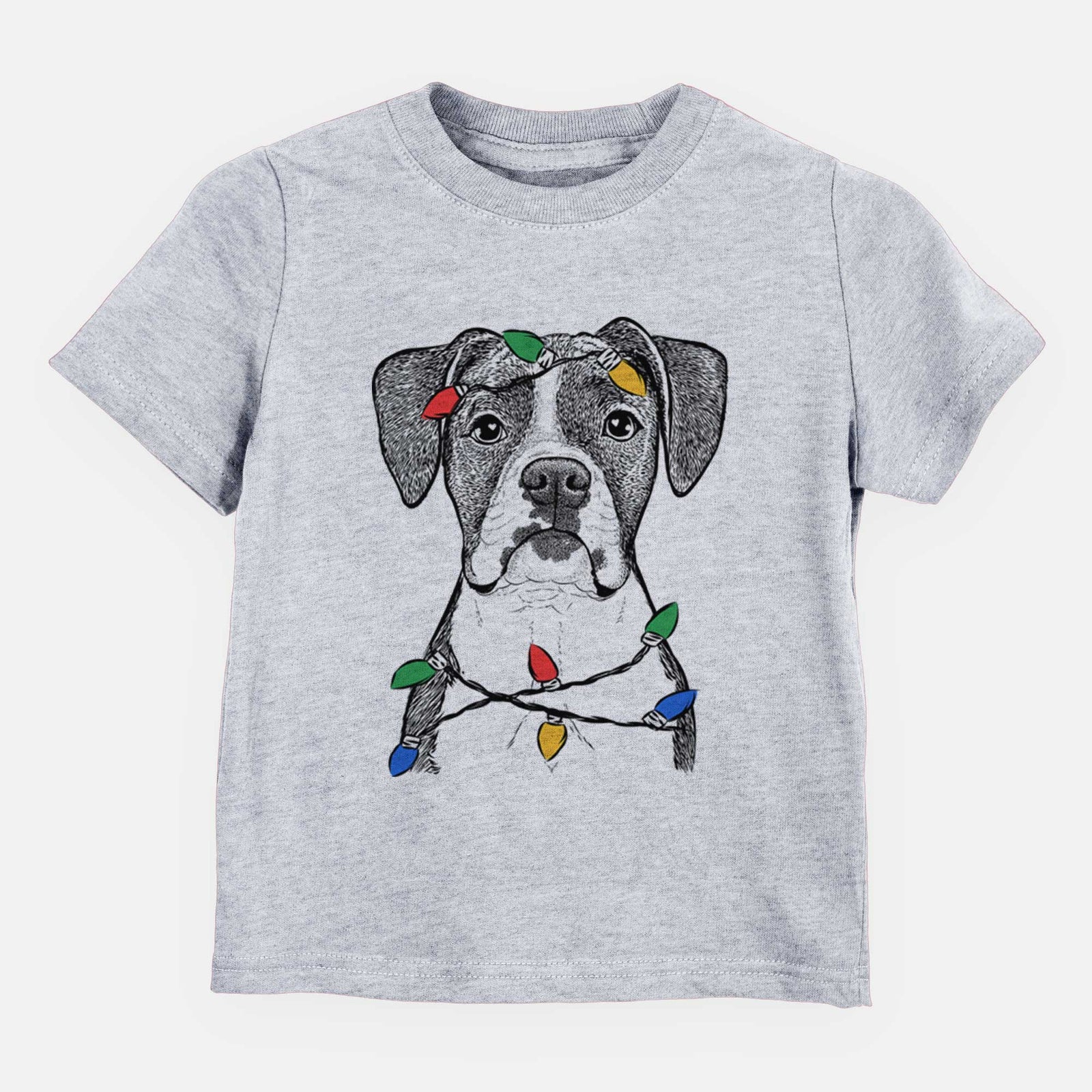 Christmas Lights Annie the Boxer - Kids/Youth/Toddler Shirt