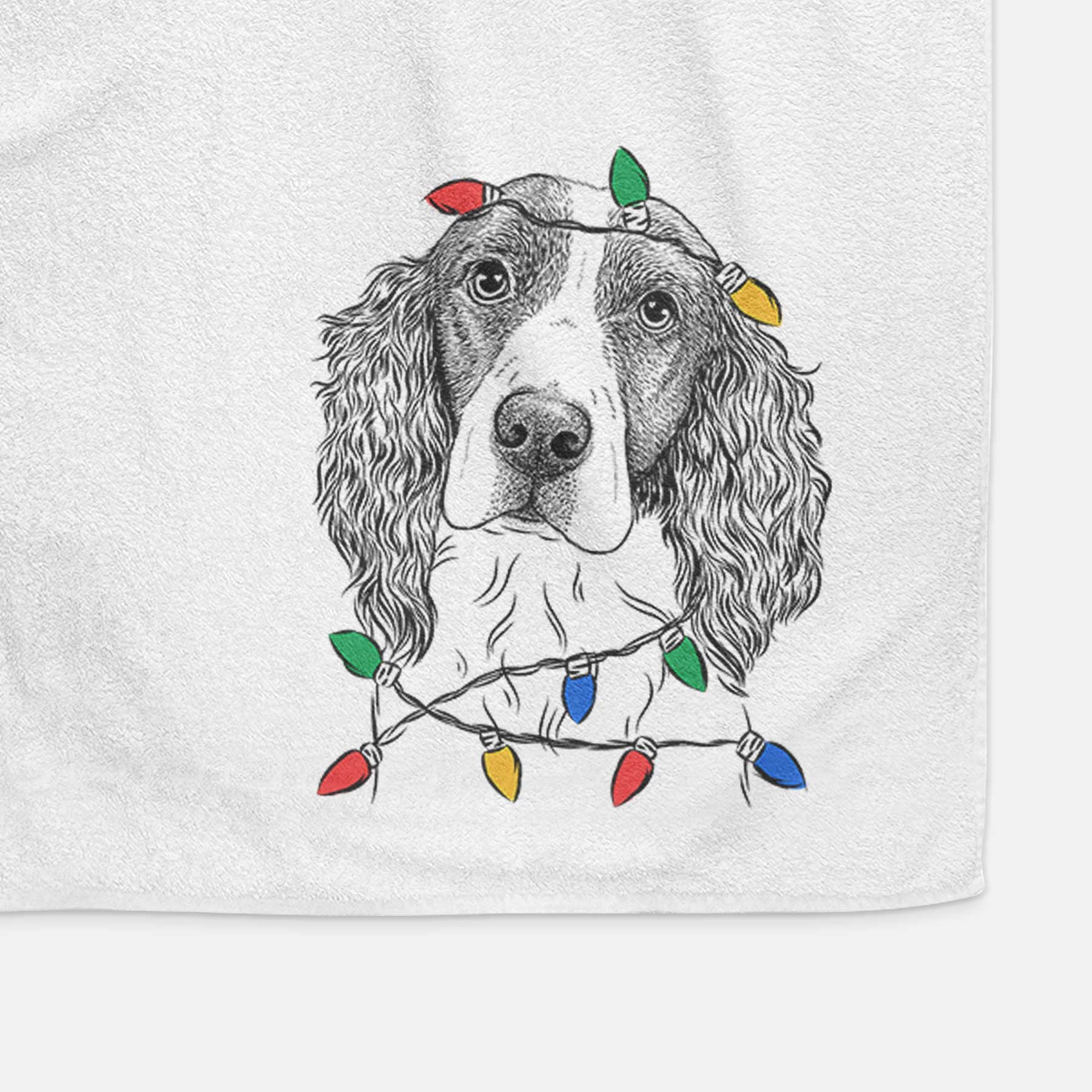 Annie the English Springer Spaniel Decorative Hand Towel