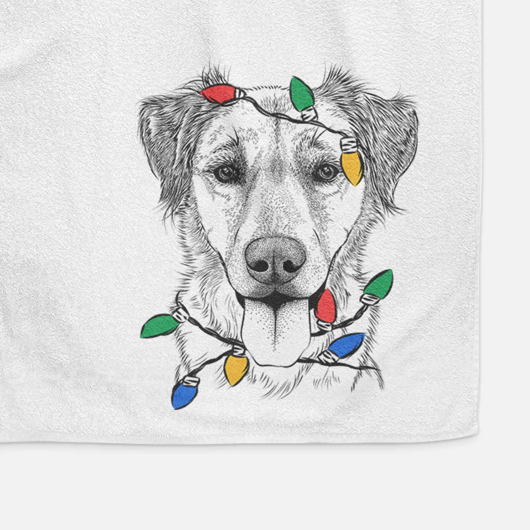 Apollo the Mixed Breed Decorative Hand Towel