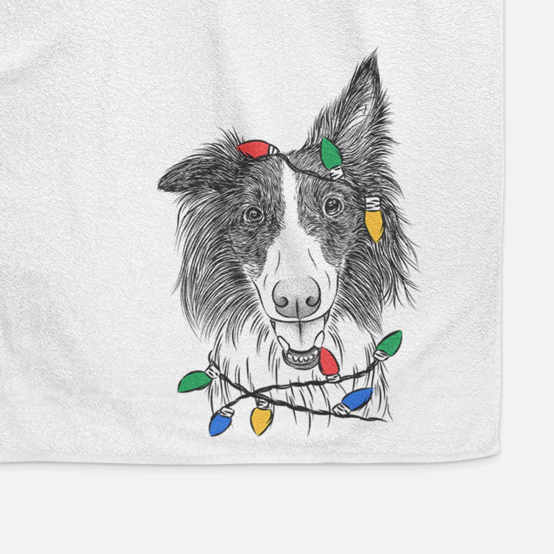 Archie the Silken Windhound Decorative Hand Towel