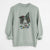 Christmas Lights Archie the Silken Windhound - Unisex Pigment Dyed Crew Sweatshirt