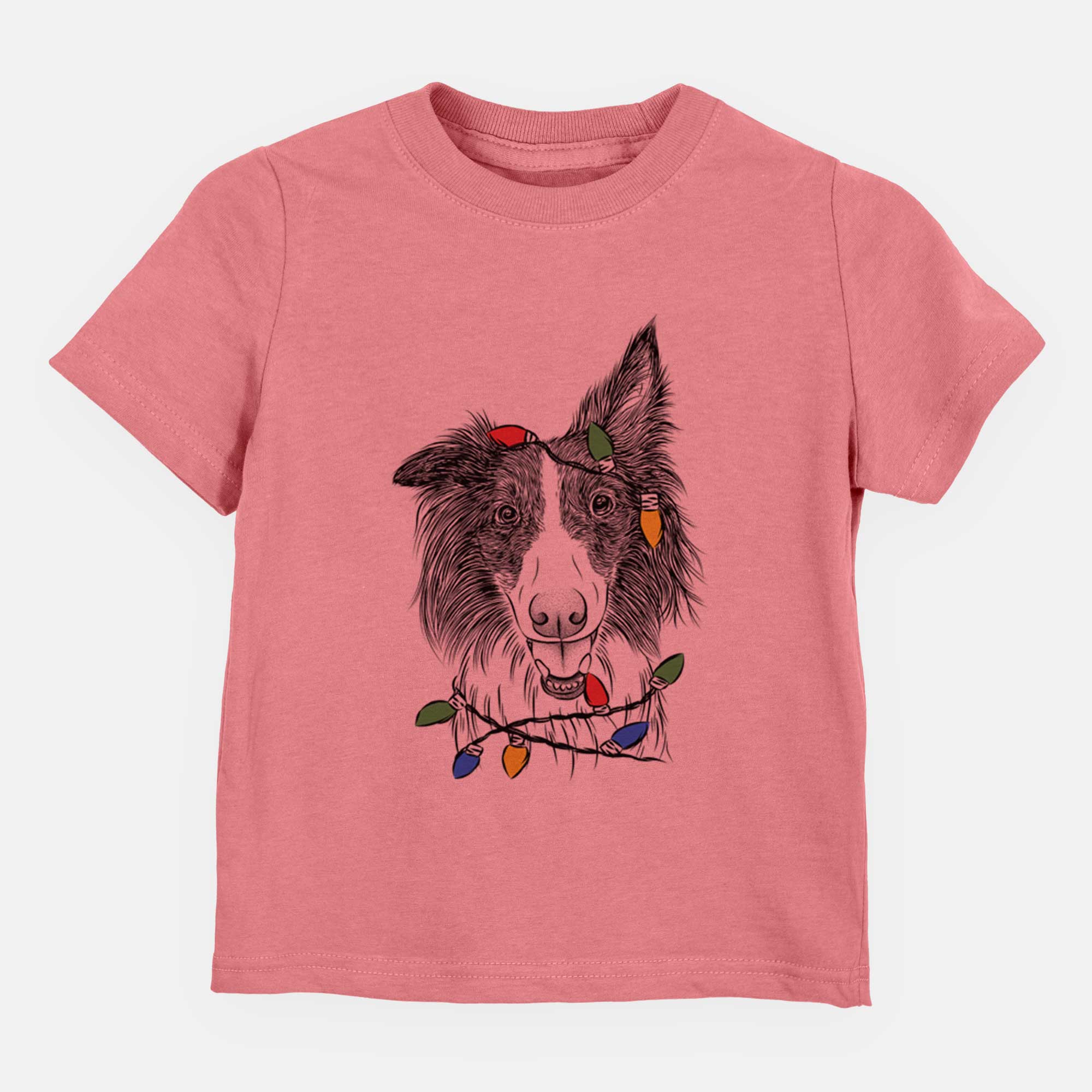 Christmas Lights Archie the Silken Windhound - Kids/Youth/Toddler Shirt