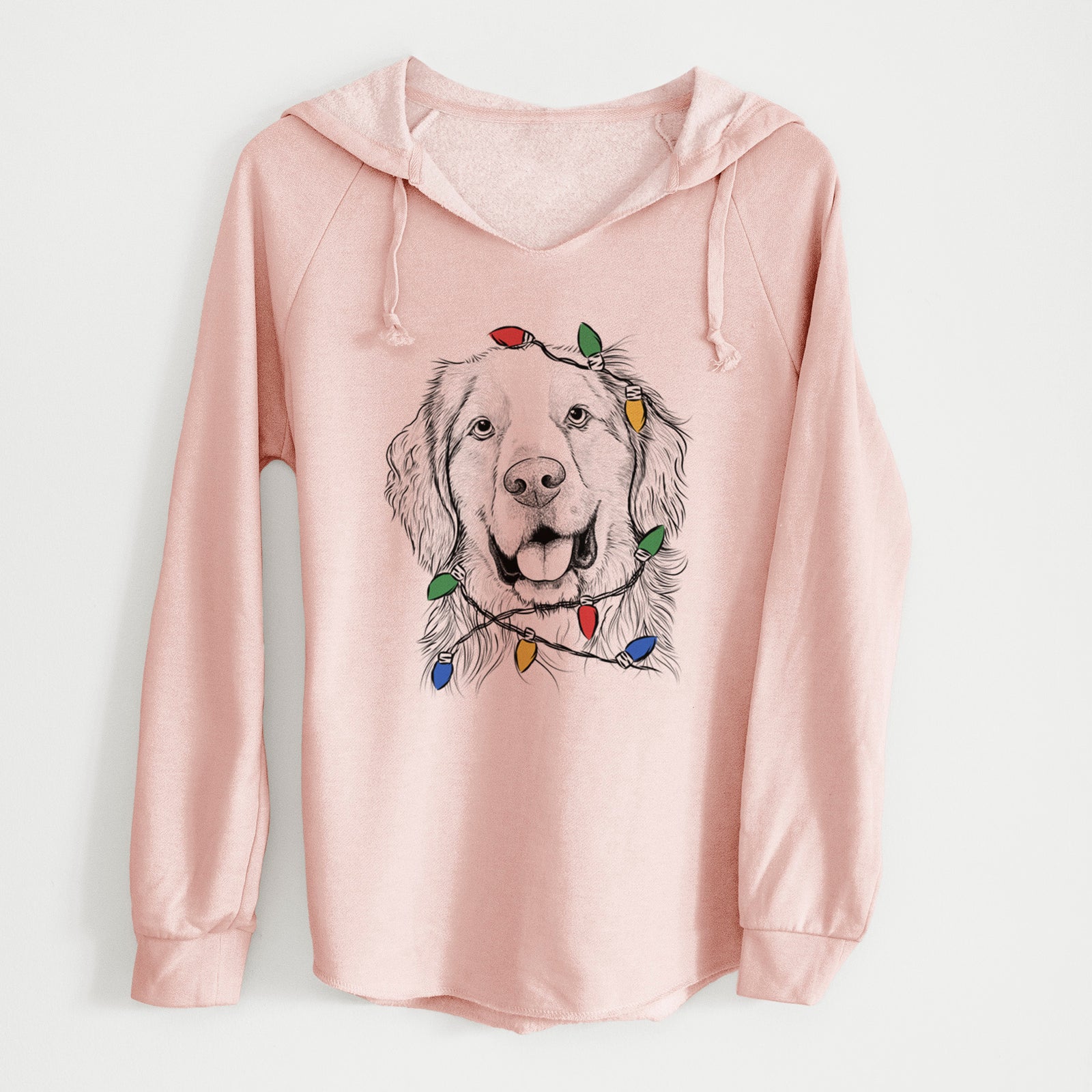Christmas Lights Archie Benjamin the Mixed Breed - Cali Wave Hooded Sweatshirt