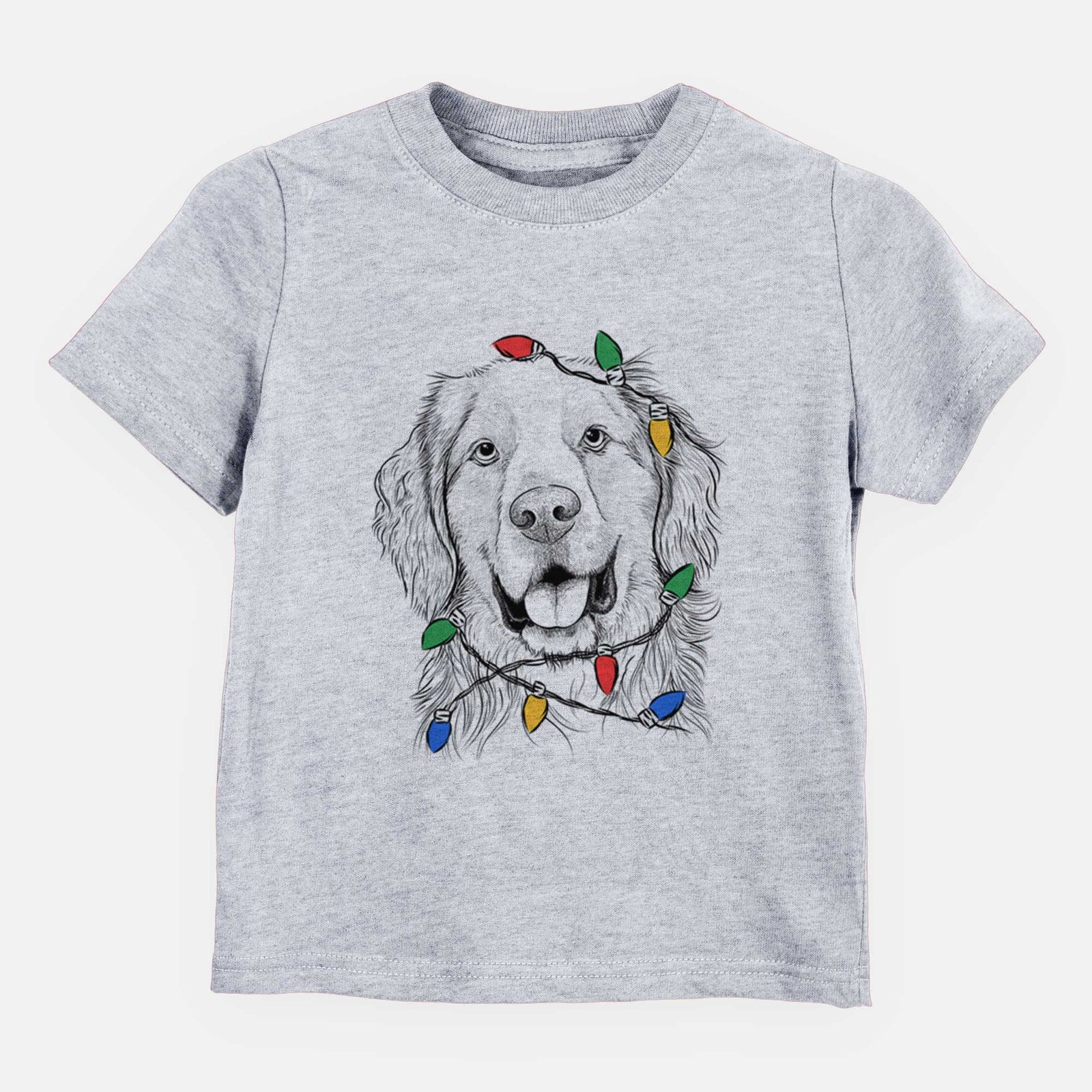 Christmas Lights Archie Benjamin the Mixed Breed - Kids/Youth/Toddler Shirt