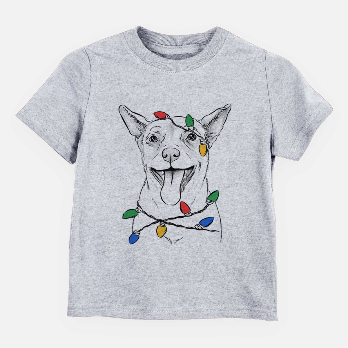 Christmas Lights Archie the Chihuahua Mix - Kids/Youth/Toddler Shirt