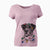 Christmas Lights Argos the Catahoula - Women's V-neck Shirt