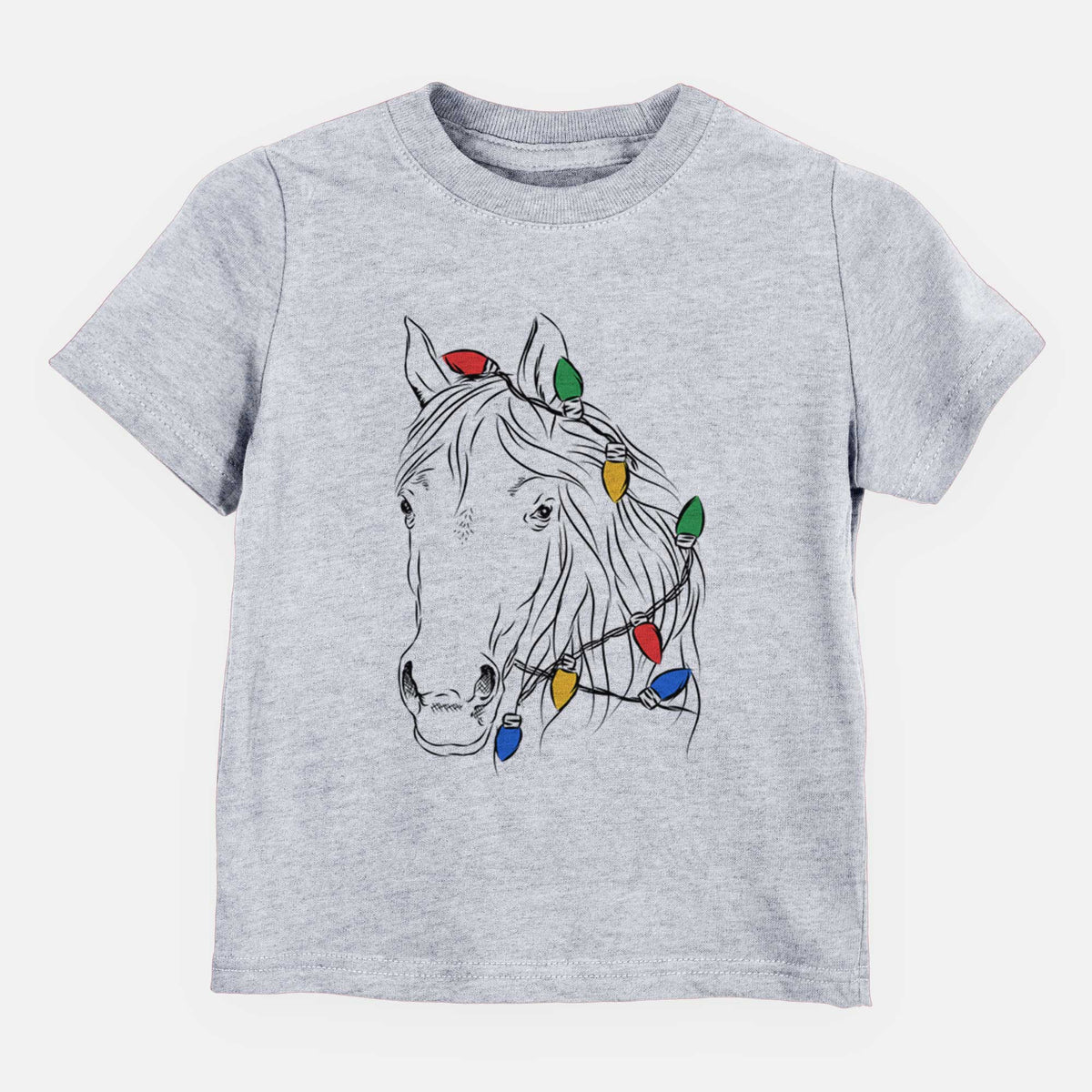 Christmas Lights Aria the Horse - Kids/Youth/Toddler Shirt