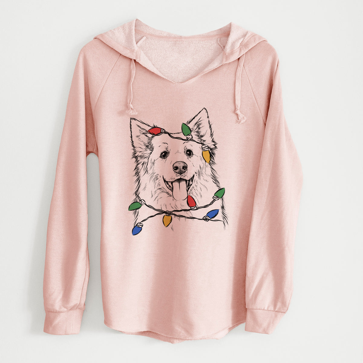 Christmas Lights Aspenita the Mixed Breed - Cali Wave Hooded Sweatshirt