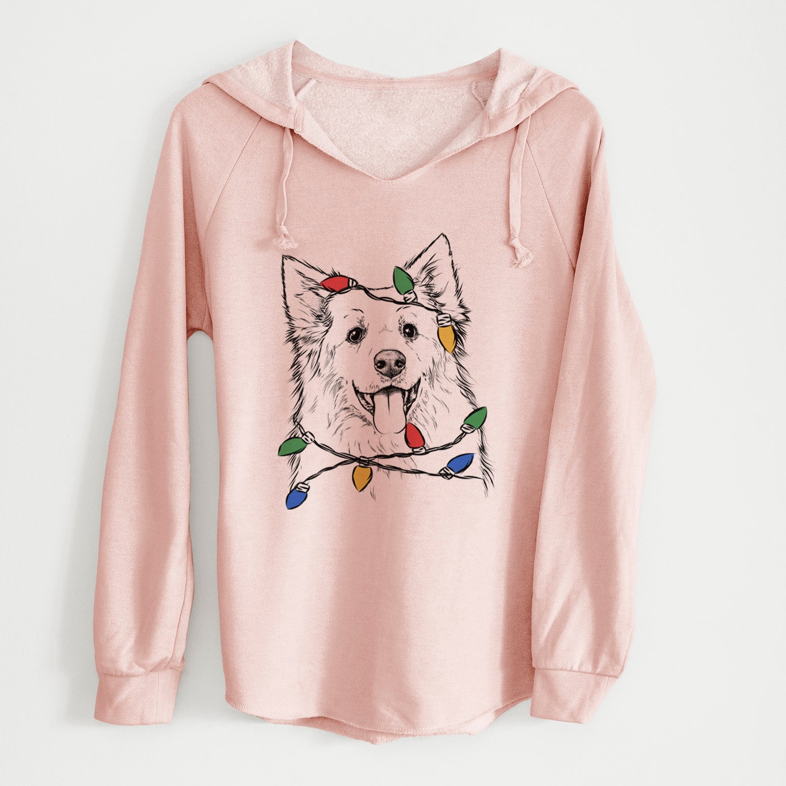 Christmas Lights Aspenita the Mixed Breed - Cali Wave Hooded Sweatshirt