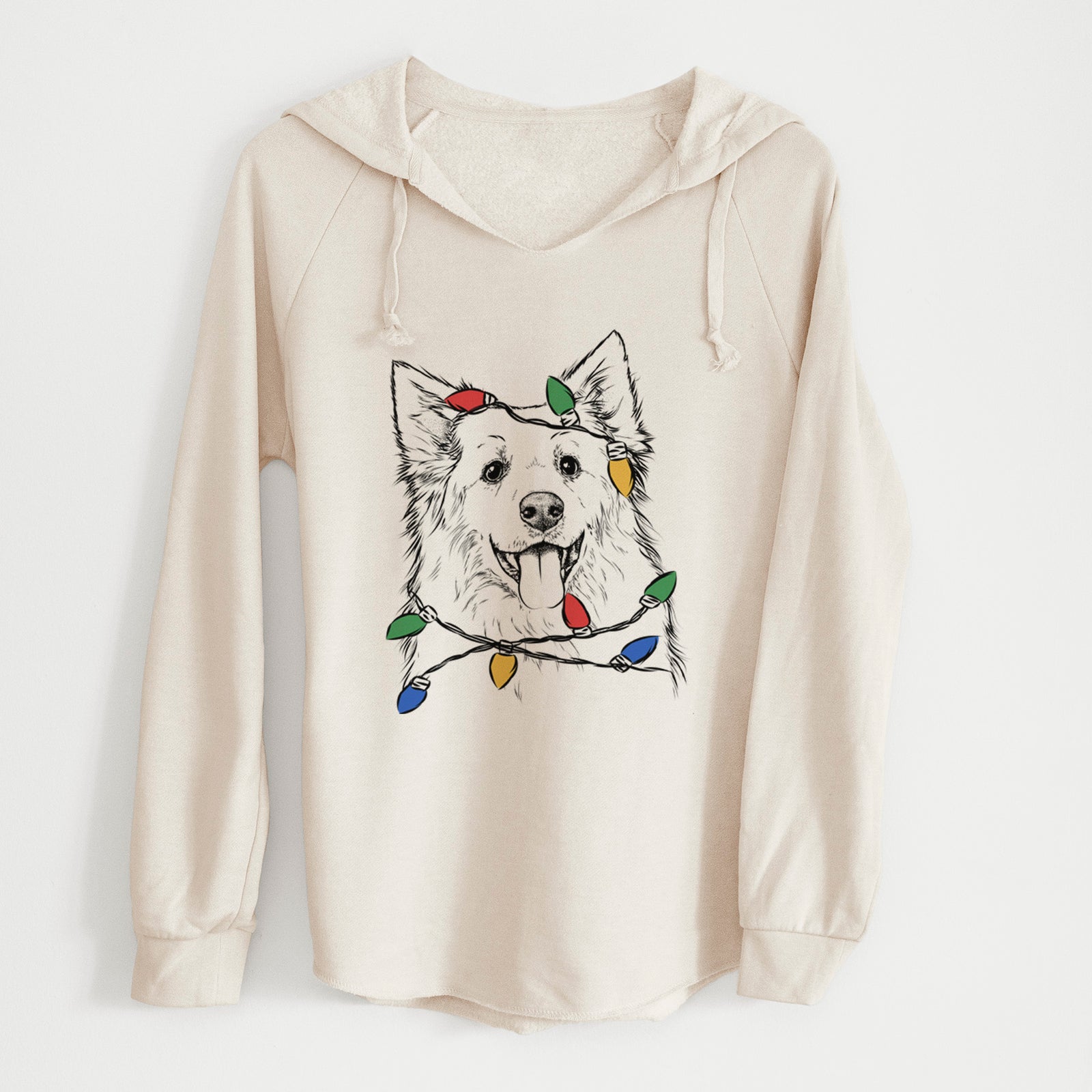 Christmas Lights Aspenita the Mixed Breed - Cali Wave Hooded Sweatshirt