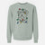 Christmas Lights Atlas the Saint Bernard - Unisex Pigment Dyed Crew Sweatshirt