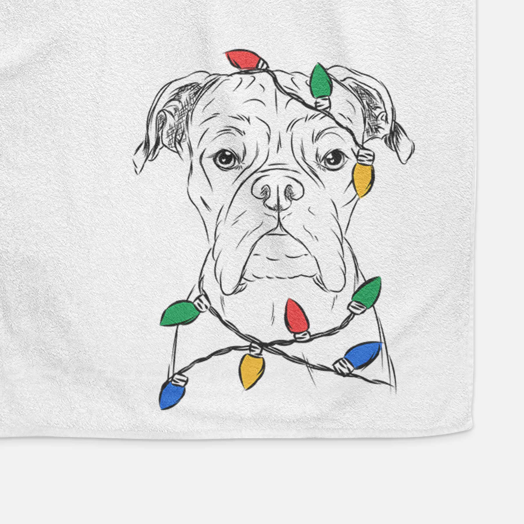 Axel the Boxer Decorative Hand Towel