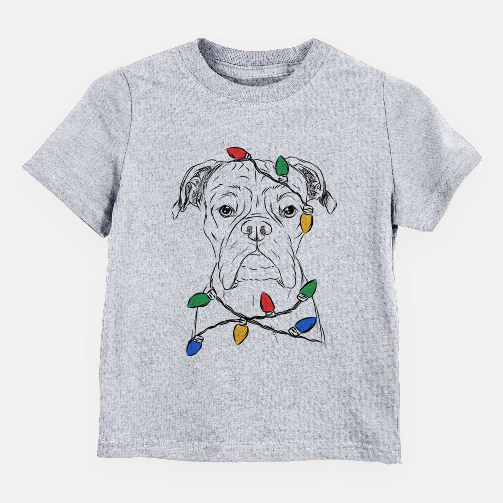 Christmas Lights Axel the Boxer - Kids/Youth/Toddler Shirt