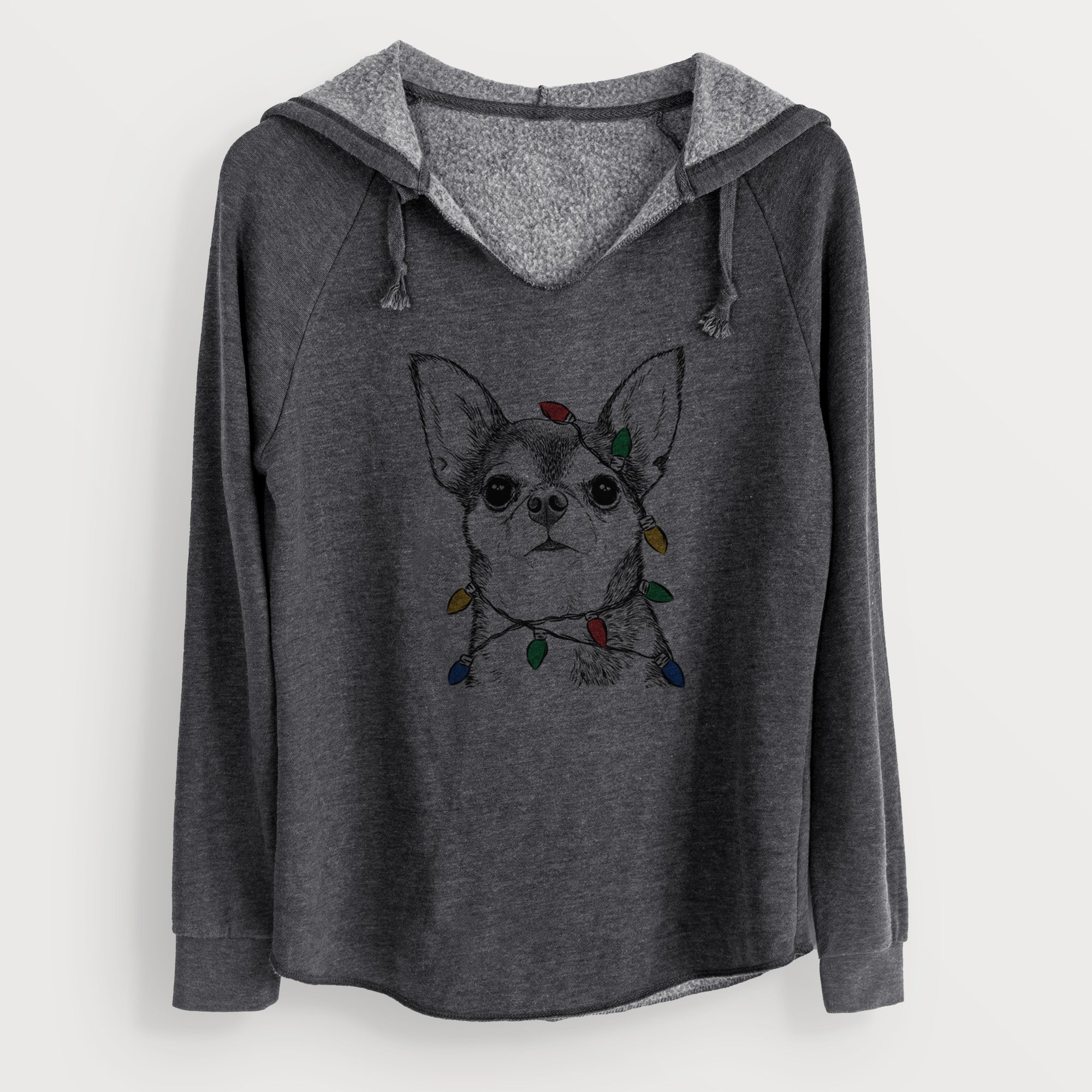 Christmas Lights Baby the Chihuahua - Cali Wave Hooded Sweatshirt