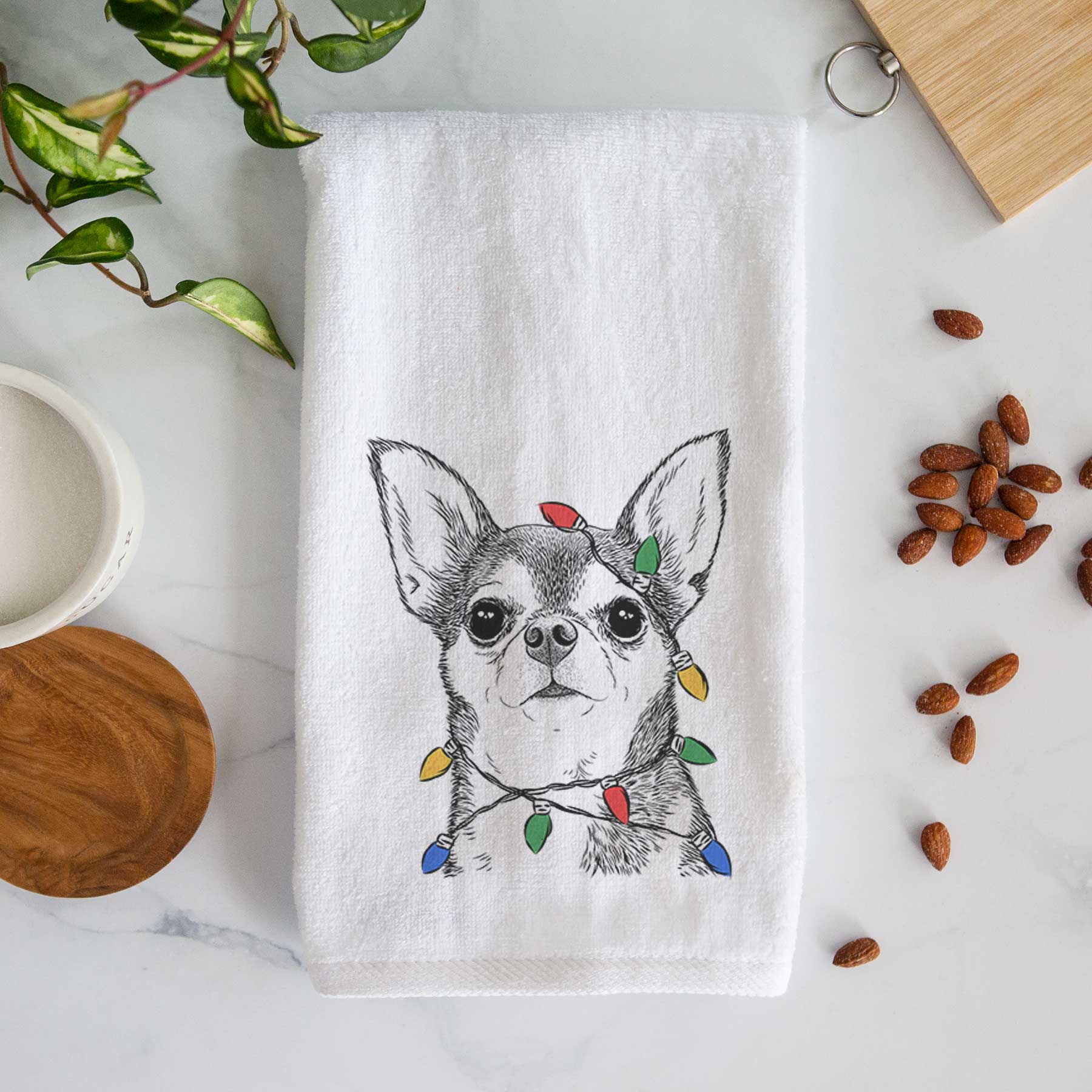 Baby the Chihuahua Decorative Hand Towel