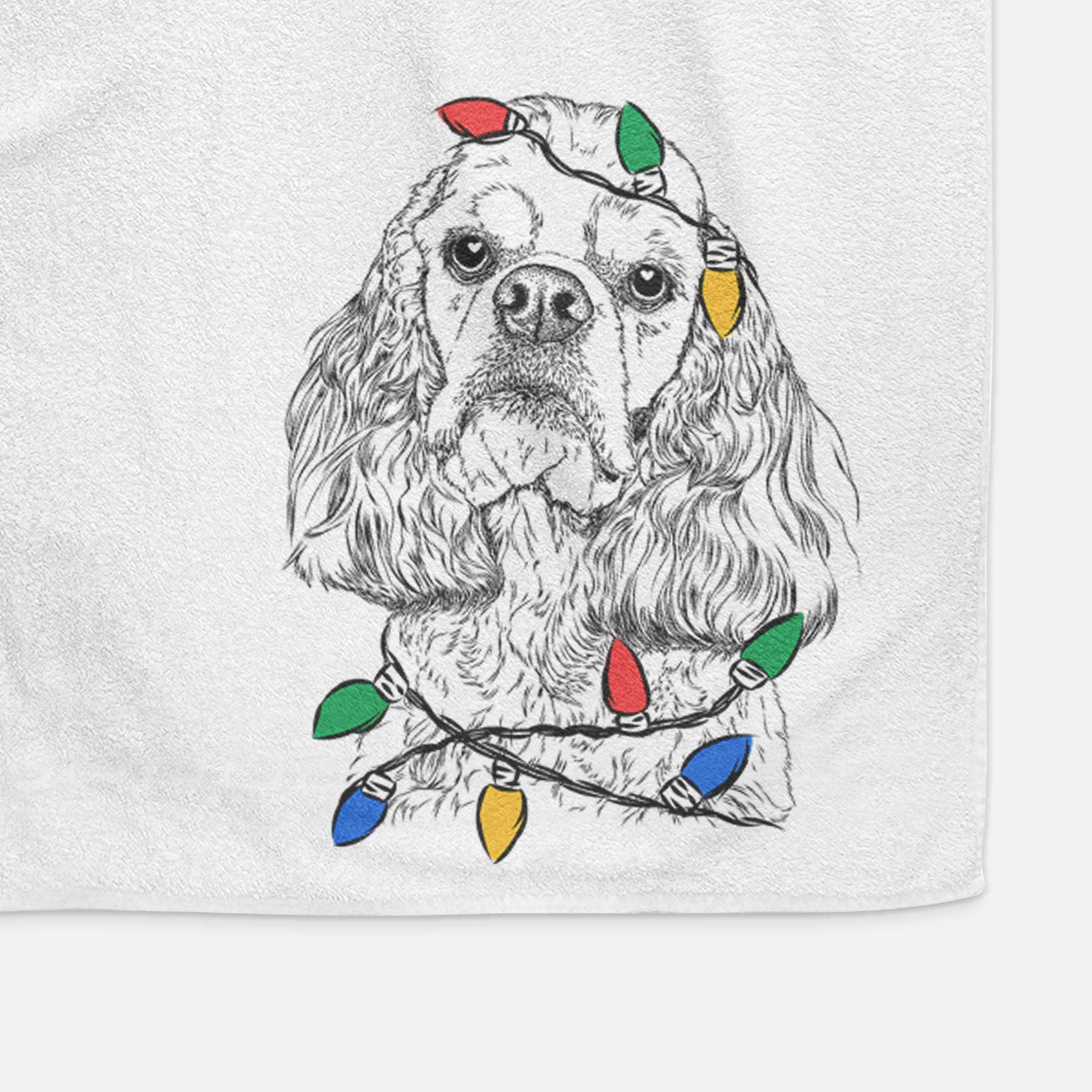 Bailey the American Cocker Spaniel Decorative Hand Towel