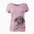 Christmas Lights Baldwin the Mixed Breed - Women's V-neck Shirt