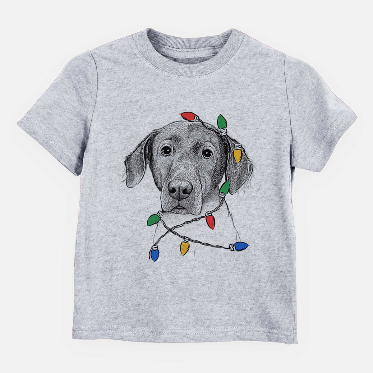 Christmas Lights Baldwin the Mixed Breed - Kids/Youth/Toddler Shirt