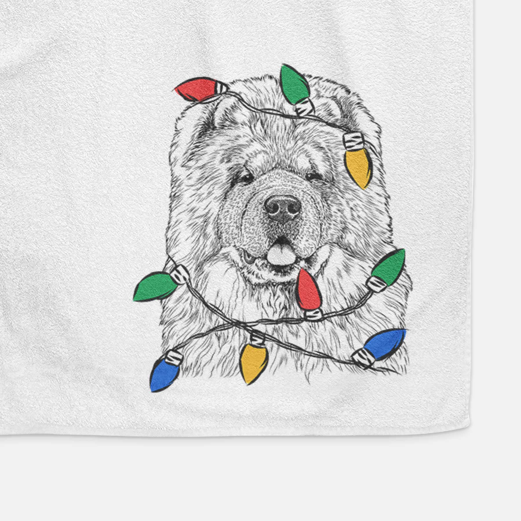 Baloo the Chow Chow Decorative Hand Towel