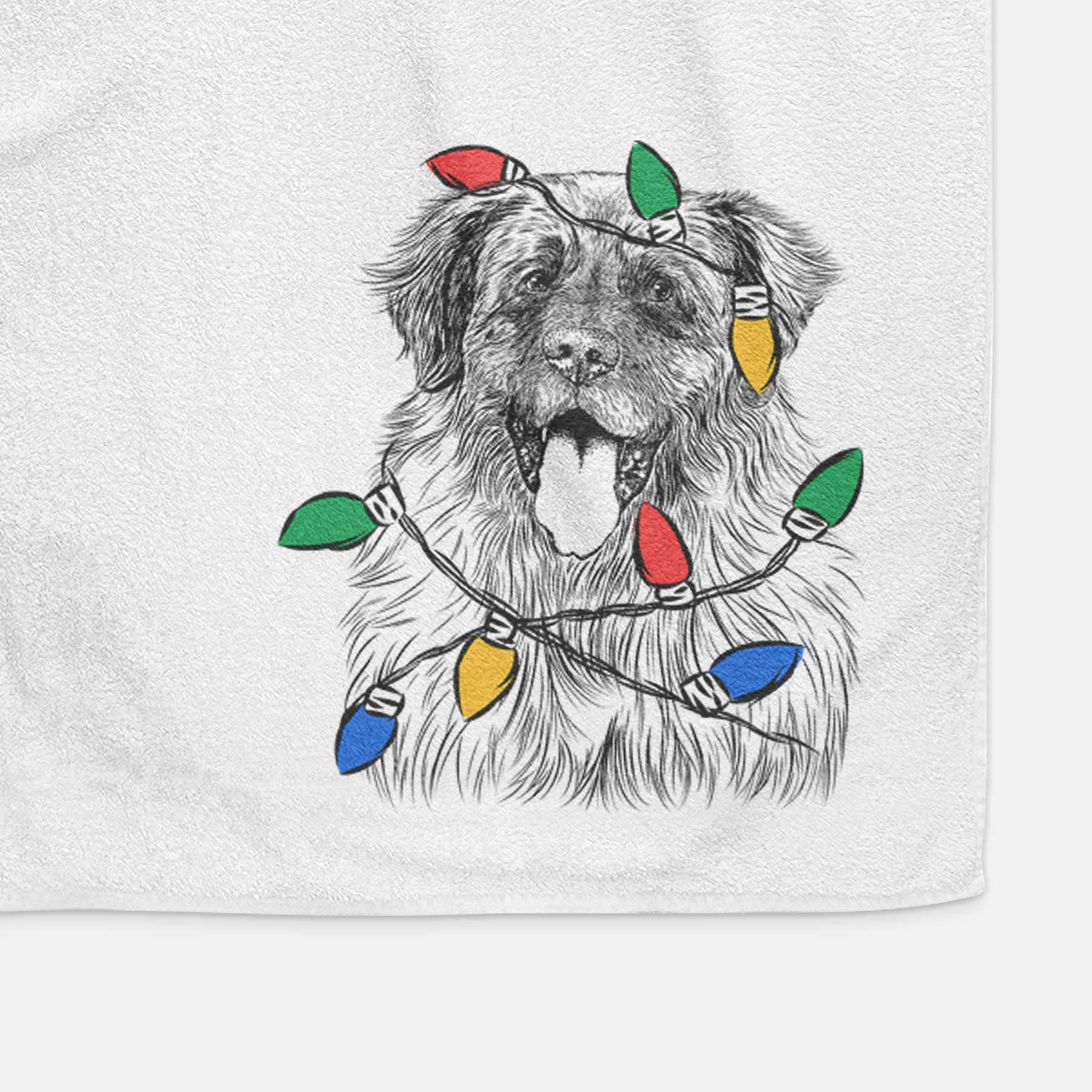 Bamboo the Leonberger Decorative Hand Towel