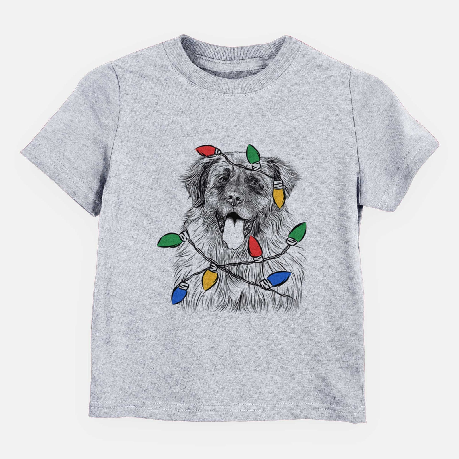 Christmas Lights Bamboo the Leonberger - Kids/Youth/Toddler Shirt