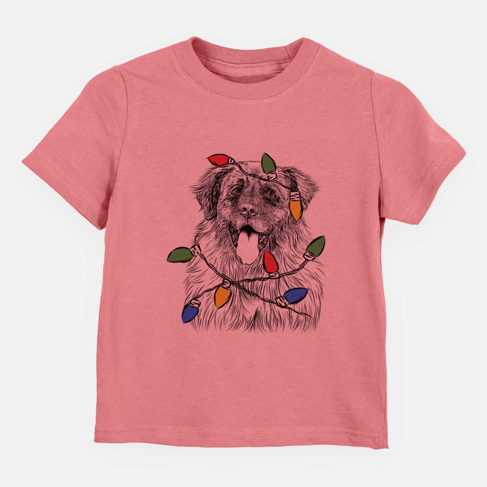 Christmas Lights Bamboo the Leonberger - Kids/Youth/Toddler Shirt