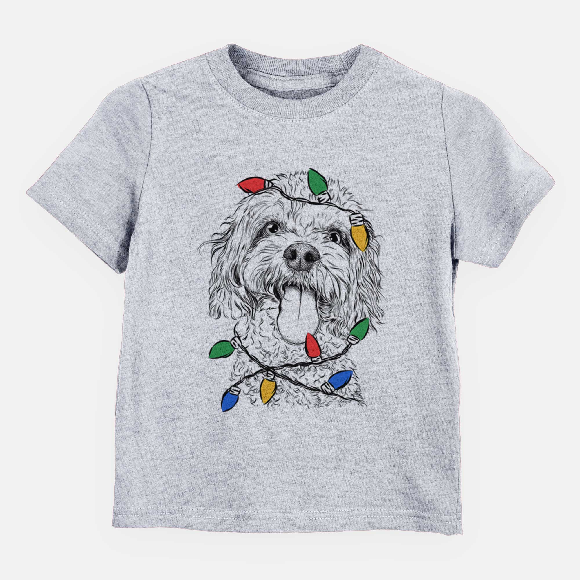 Christmas Lights Barney the Cavachon - Kids/Youth/Toddler Shirt