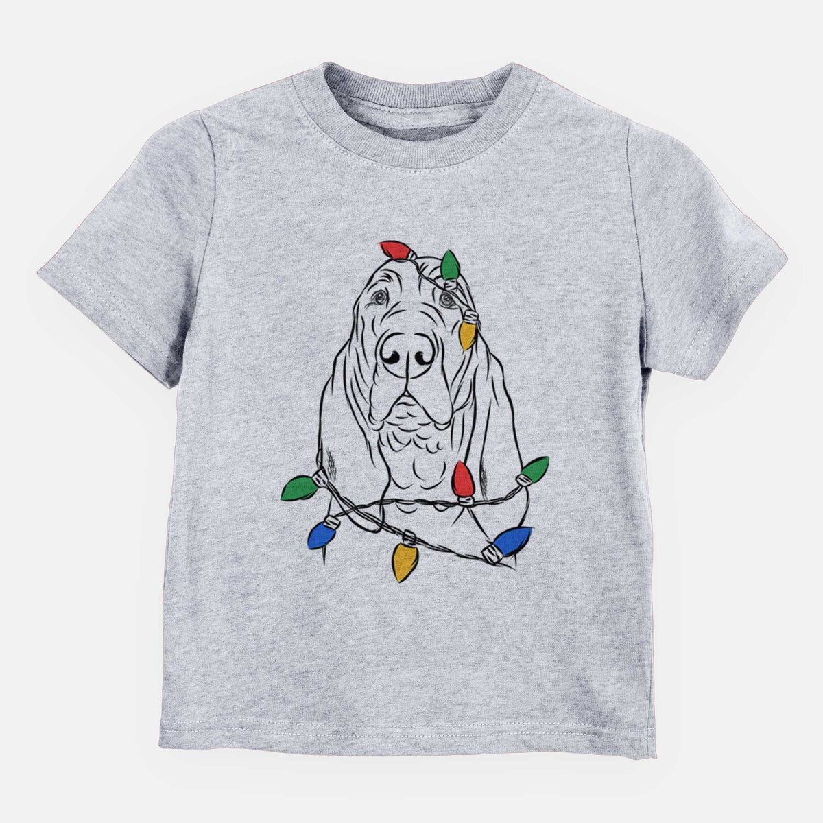 Christmas Lights Baron the Bloodhound - Kids/Youth/Toddler Shirt