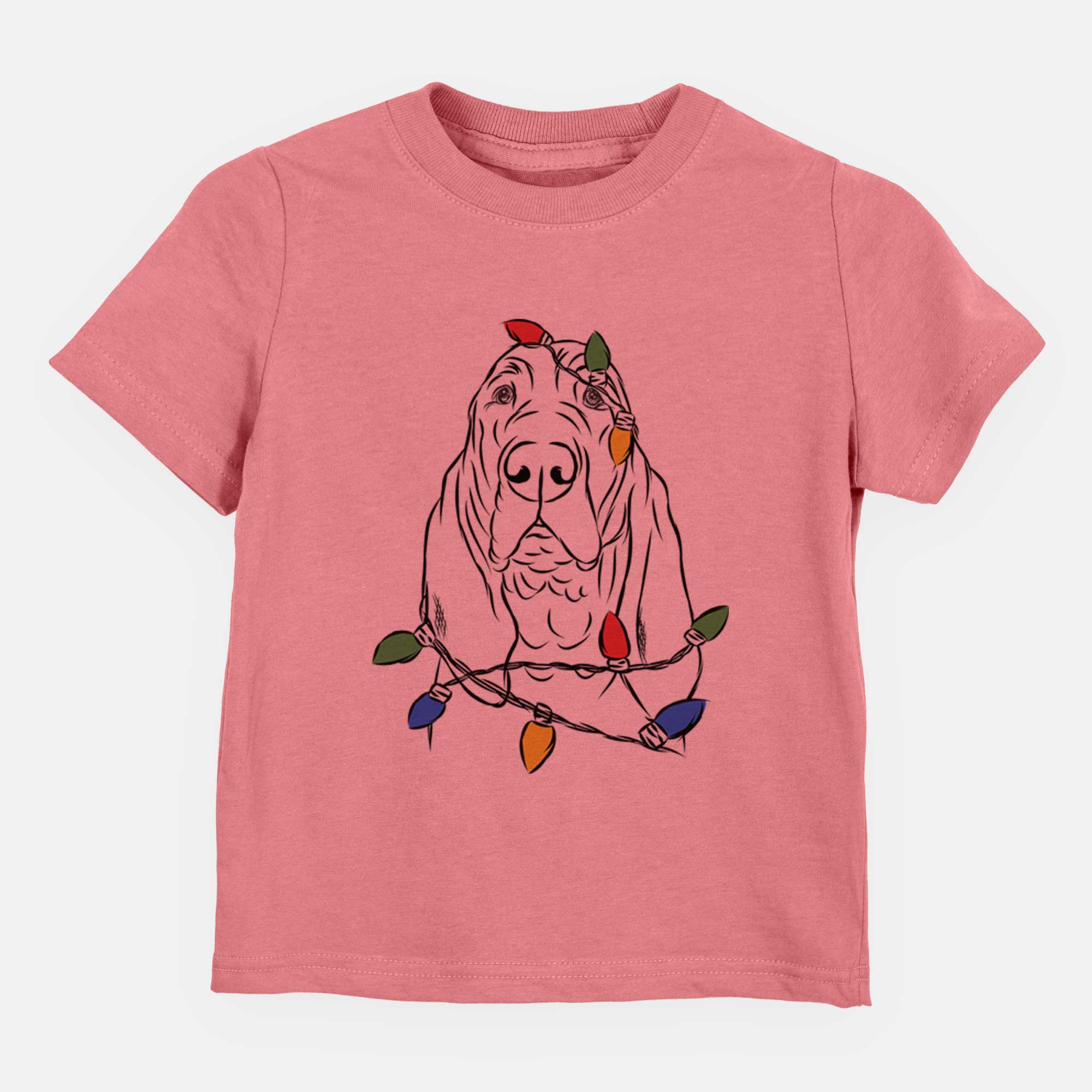 Christmas Lights Baron the Bloodhound - Kids/Youth/Toddler Shirt