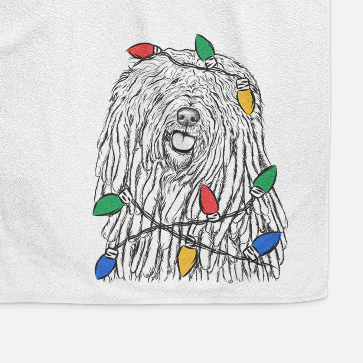 Barry the Komondor Decorative Hand Towel