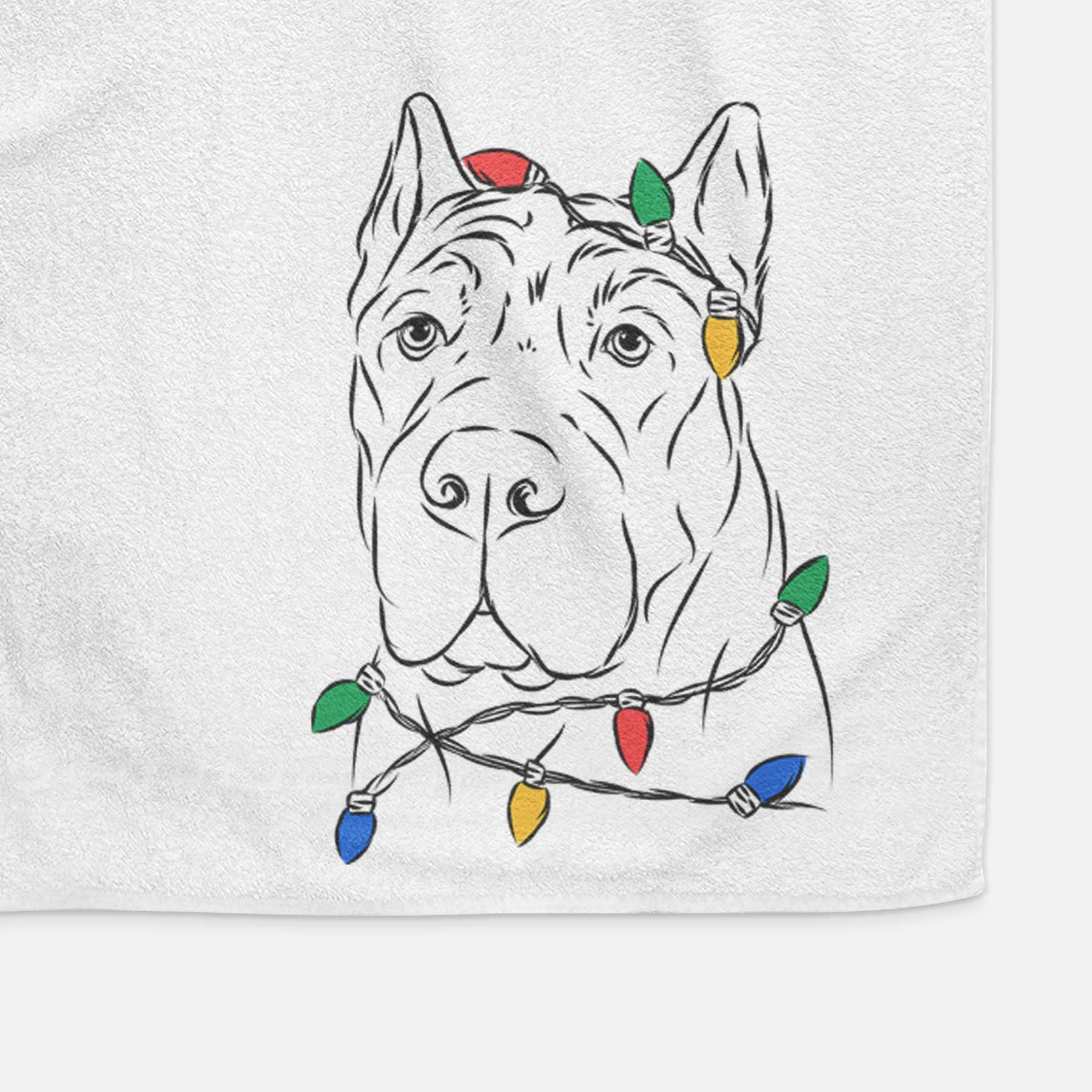 Bearson the Cane Corso Decorative Hand Towel