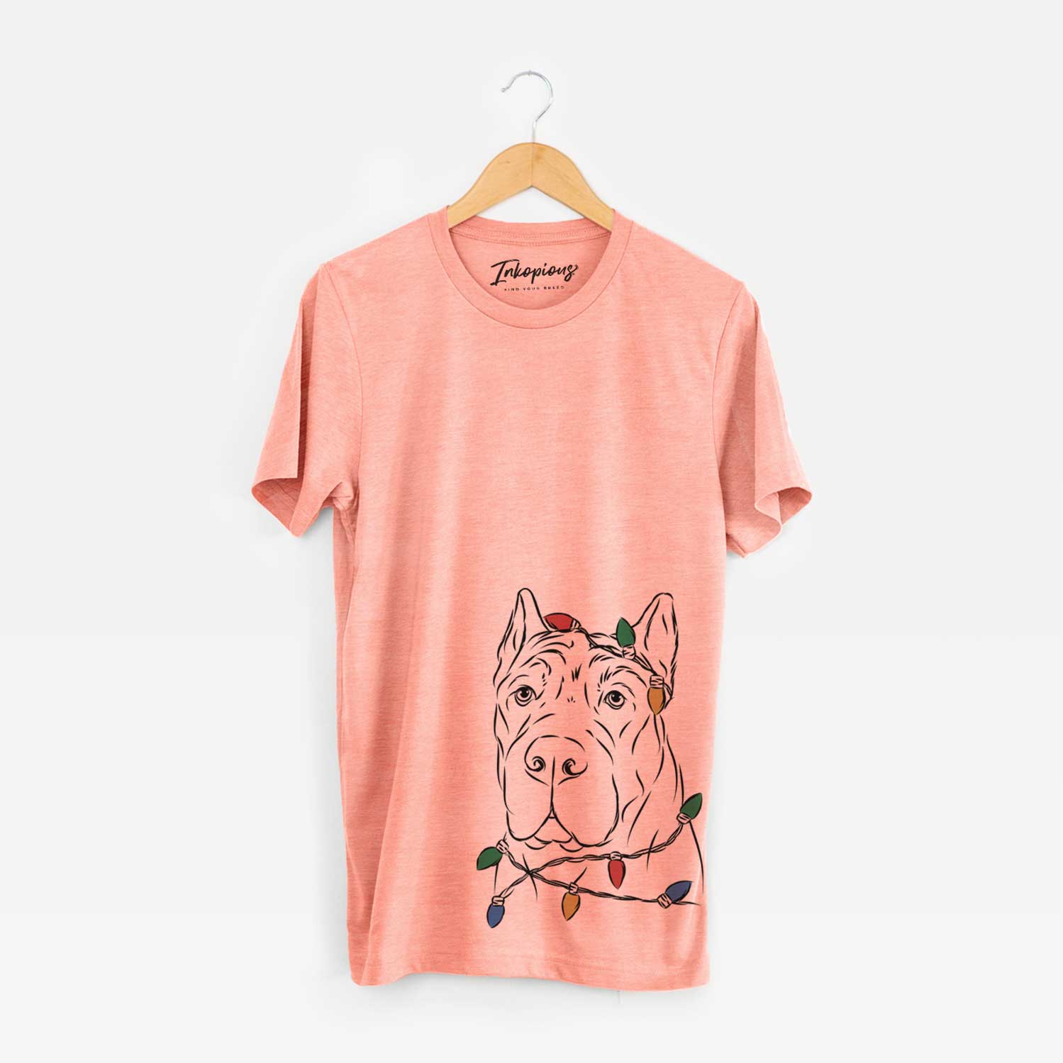 Christmas Lights Bearson the Cane Corso - Unisex Crewneck