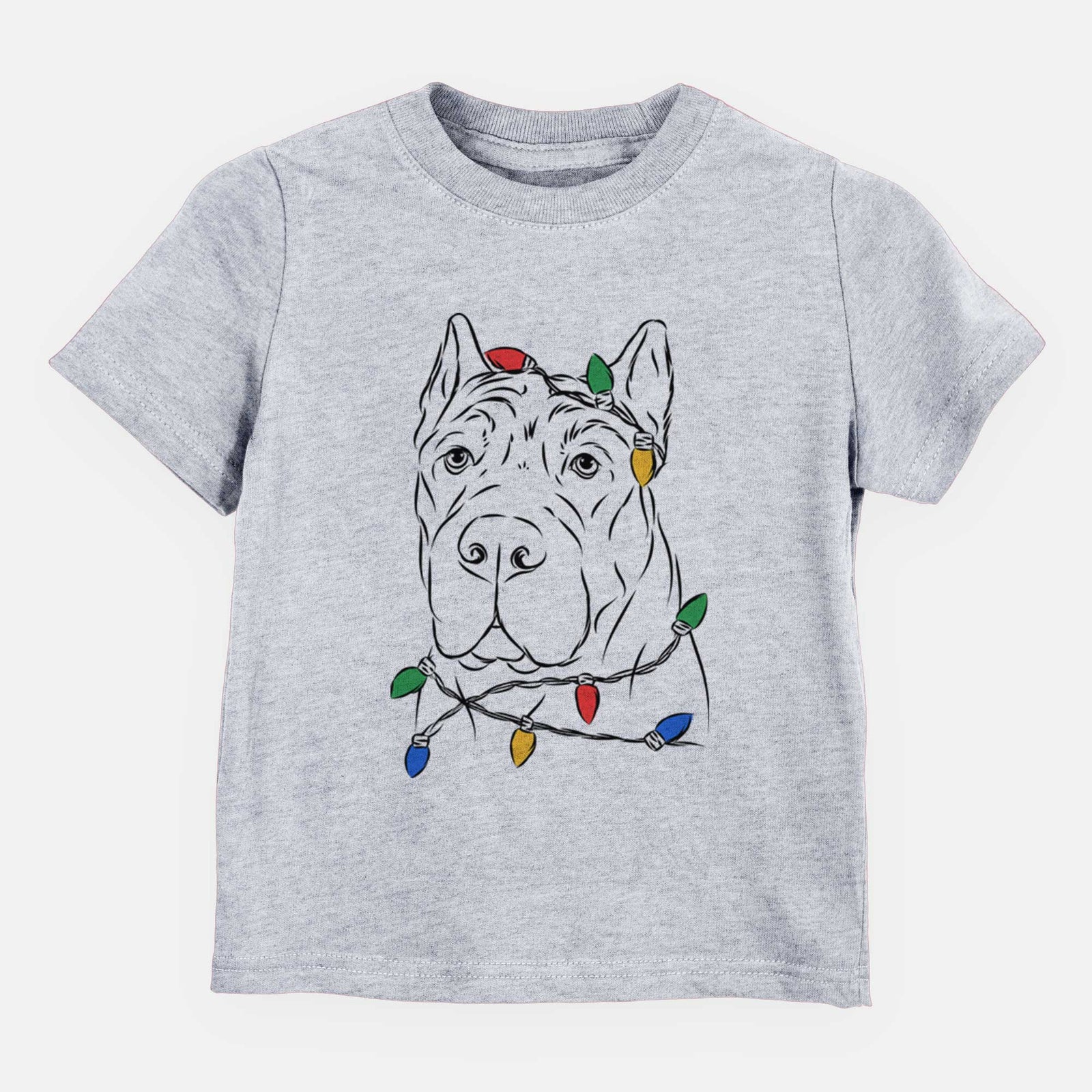 Christmas Lights Bearson the Cane Corso - Kids/Youth/Toddler Shirt