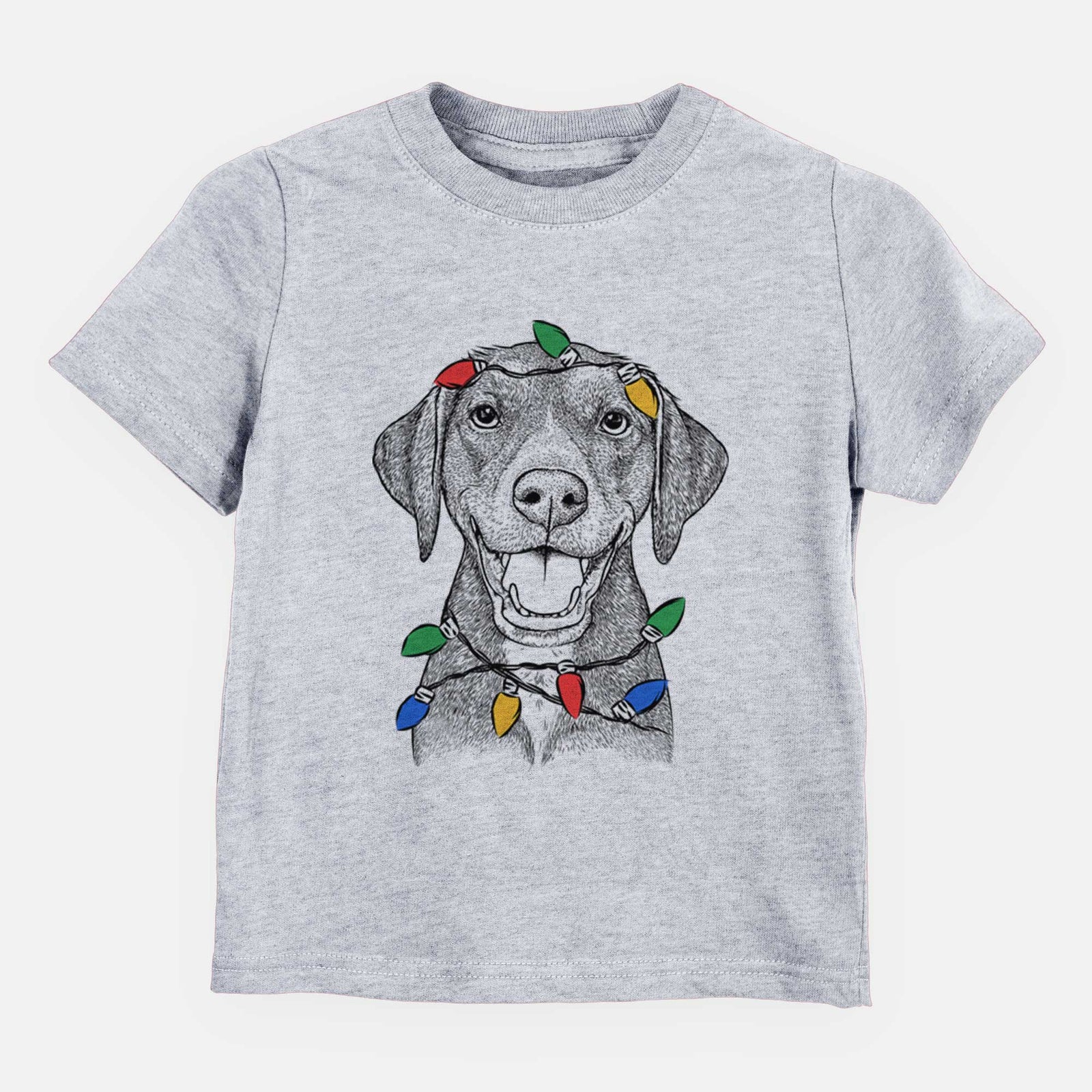 Christmas Lights Beaver the Hound Mix - Kids/Youth/Toddler Shirt