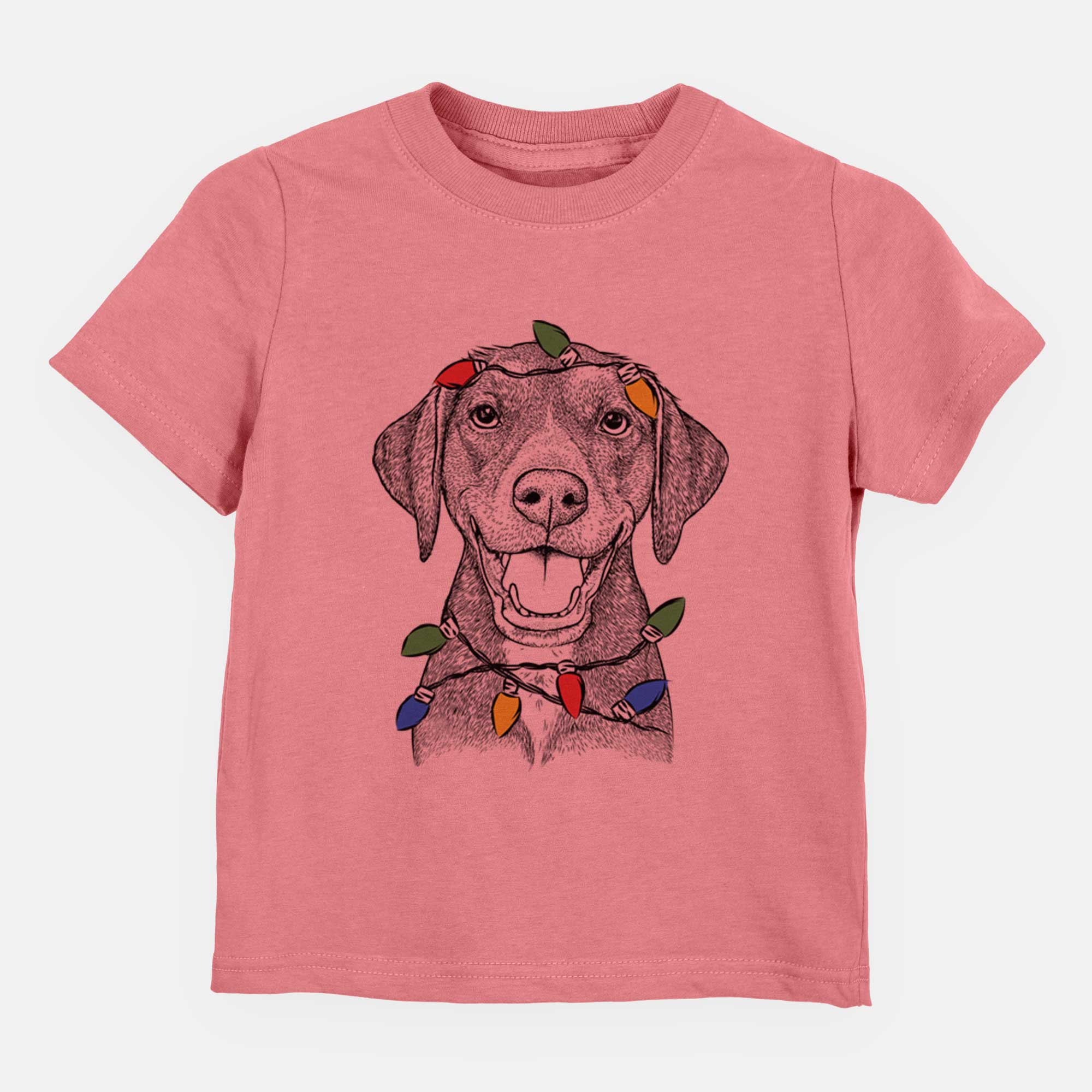 Christmas Lights Beaver the Hound Mix - Kids/Youth/Toddler Shirt