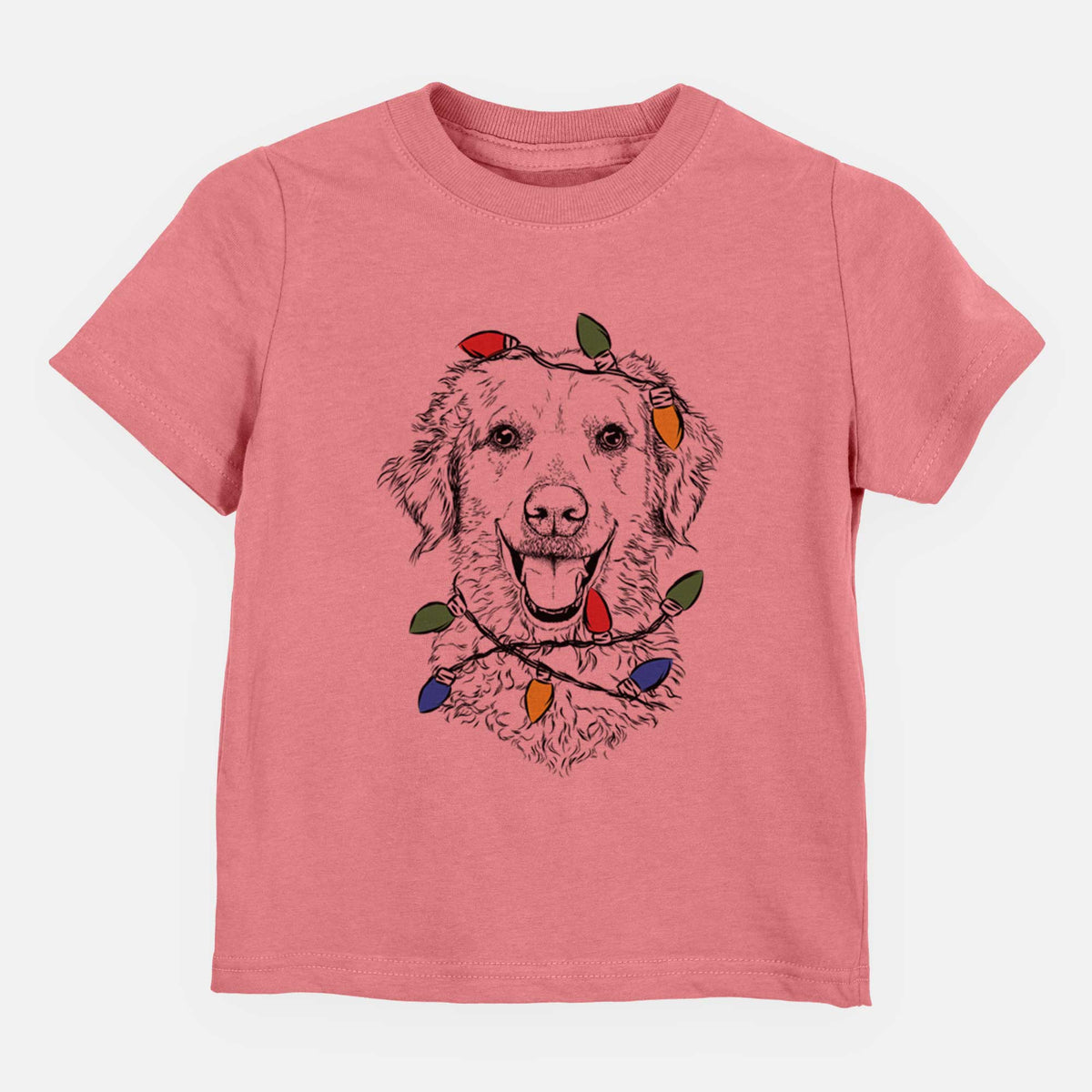 Christmas Lights Bella Bean the Goldendoodle - Kids/Youth/Toddler Shirt