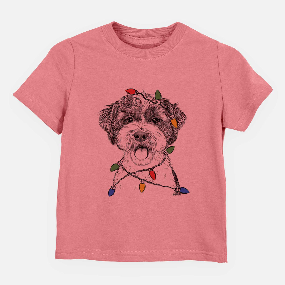 Christmas Lights Bella the Cockapoo - Kids/Youth/Toddler Shirt