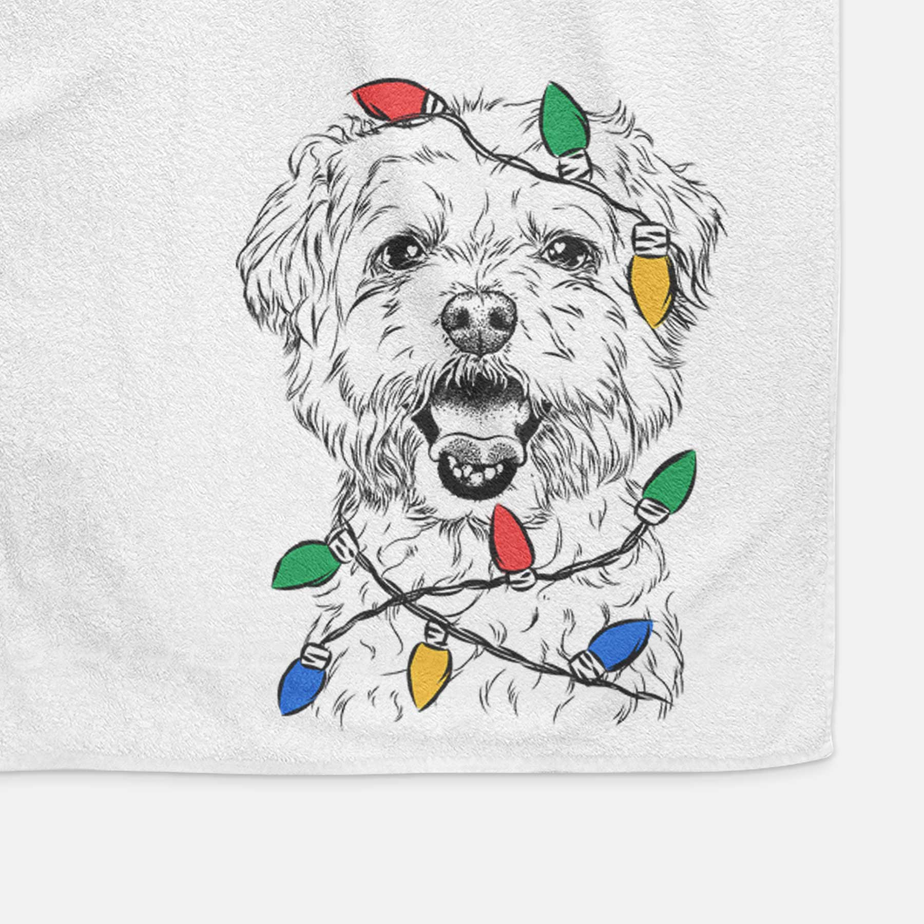 Belle the Maltipoo Decorative Hand Towel