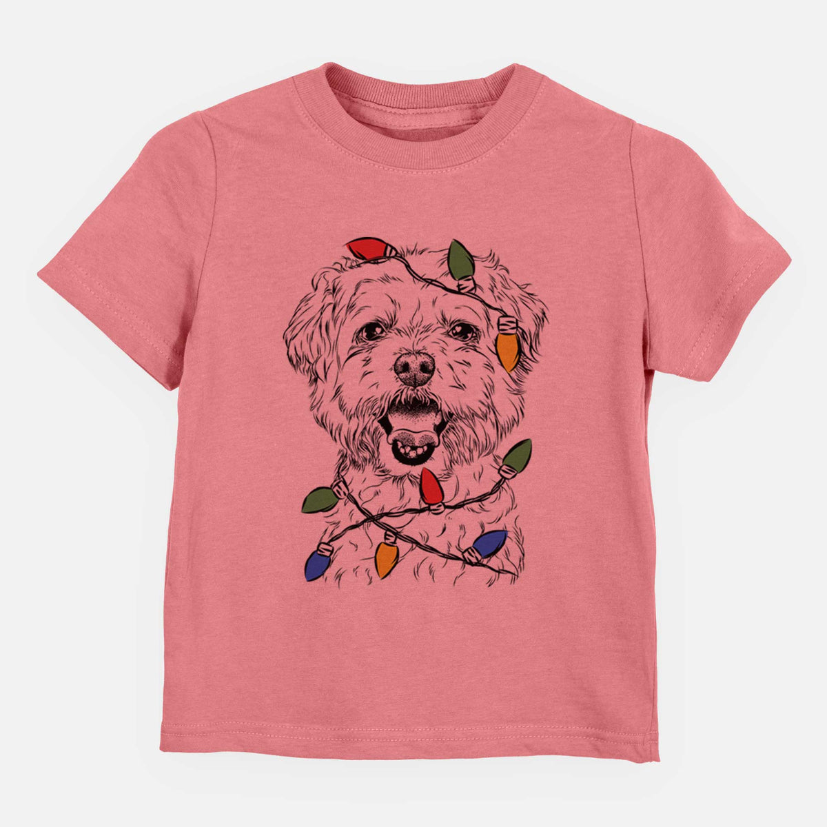 Christmas Lights Belle the Maltipoo - Kids/Youth/Toddler Shirt